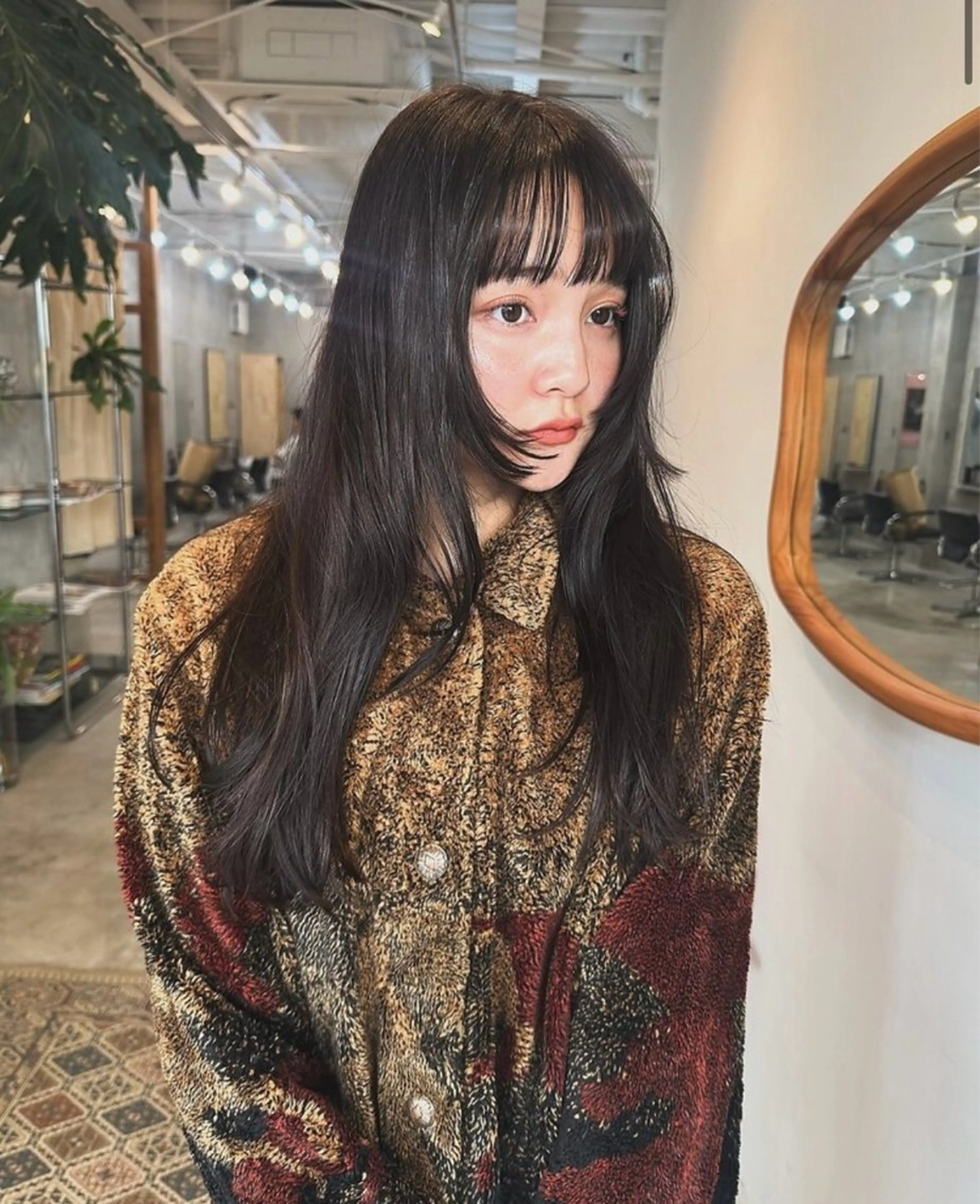 ロング カラー momo kgのヘアスタイル