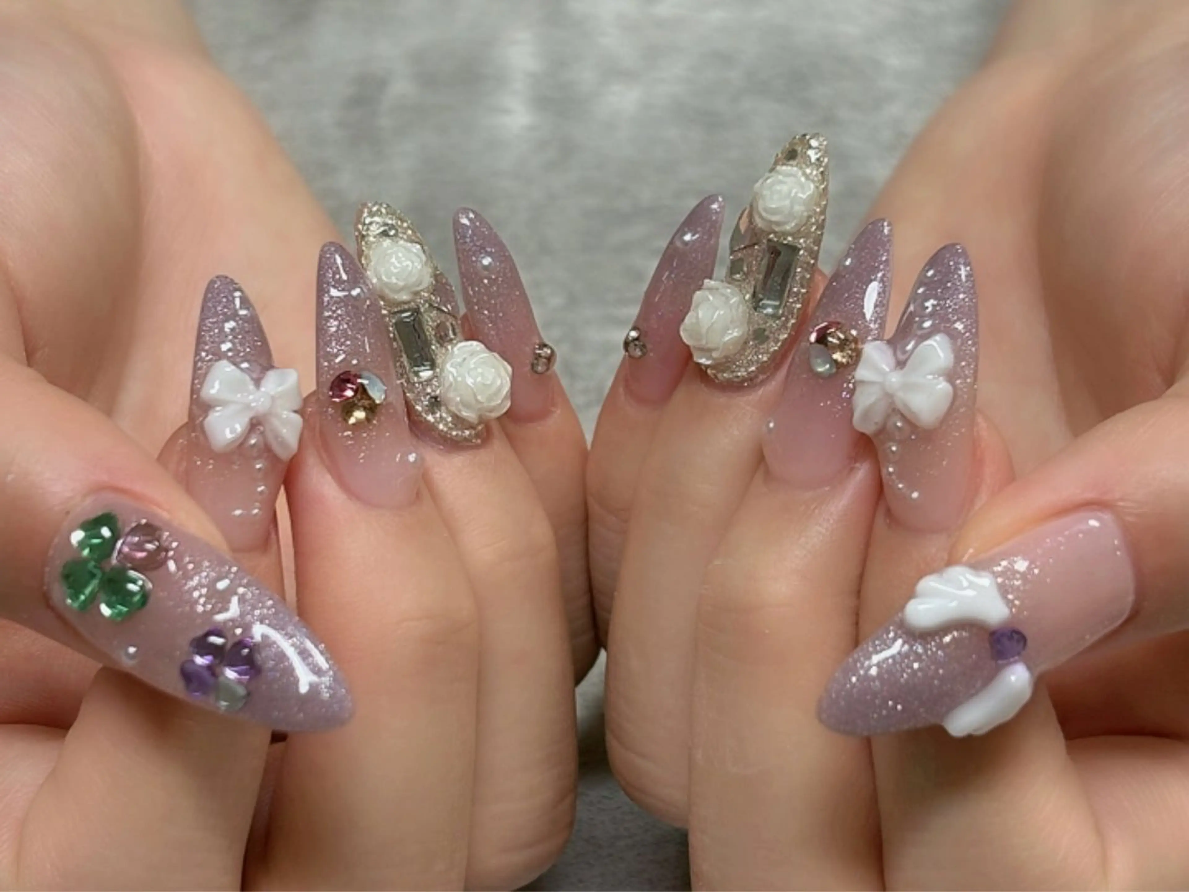 ネイル ハンドネイル 【Zina京都駅前】 きぬがわ らむのネイルデザイン