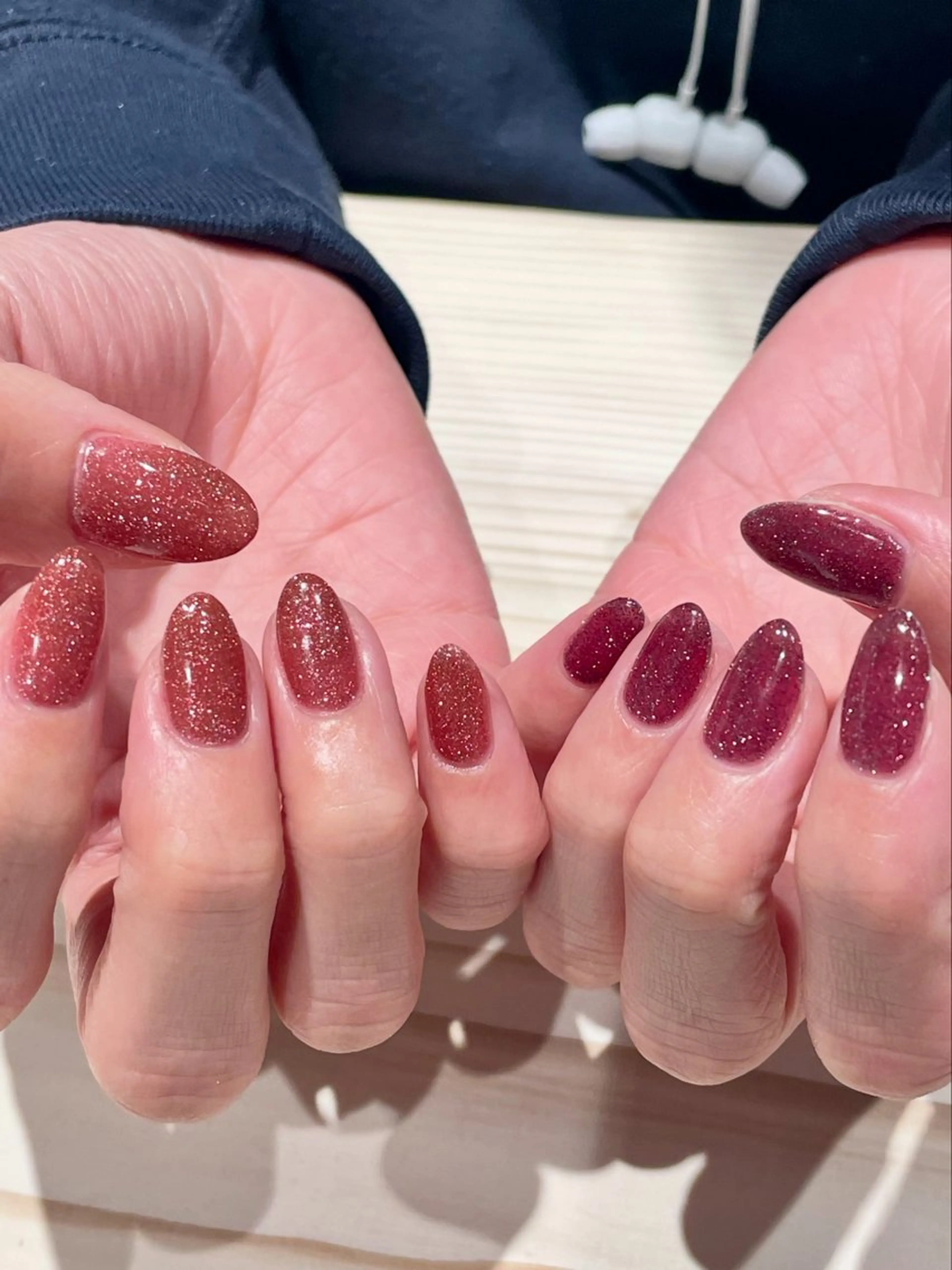 ネイル バレンタイン ハンドネイル LEGIT nail AKARIのネイルデザイン