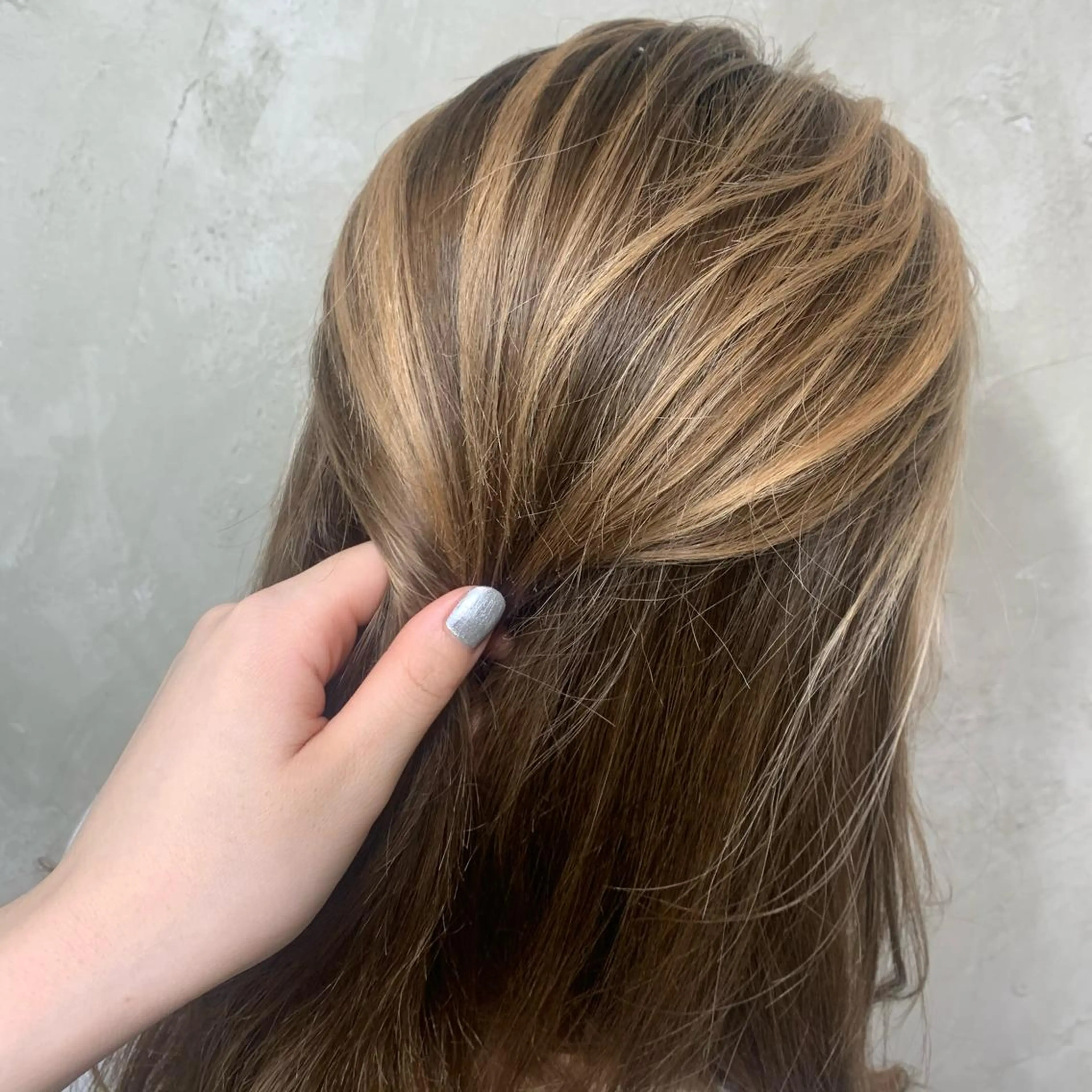 ロング ハイライト ヘアカラー 美髪✨髪質改善 &艶カラーmanaeのヘアスタイル