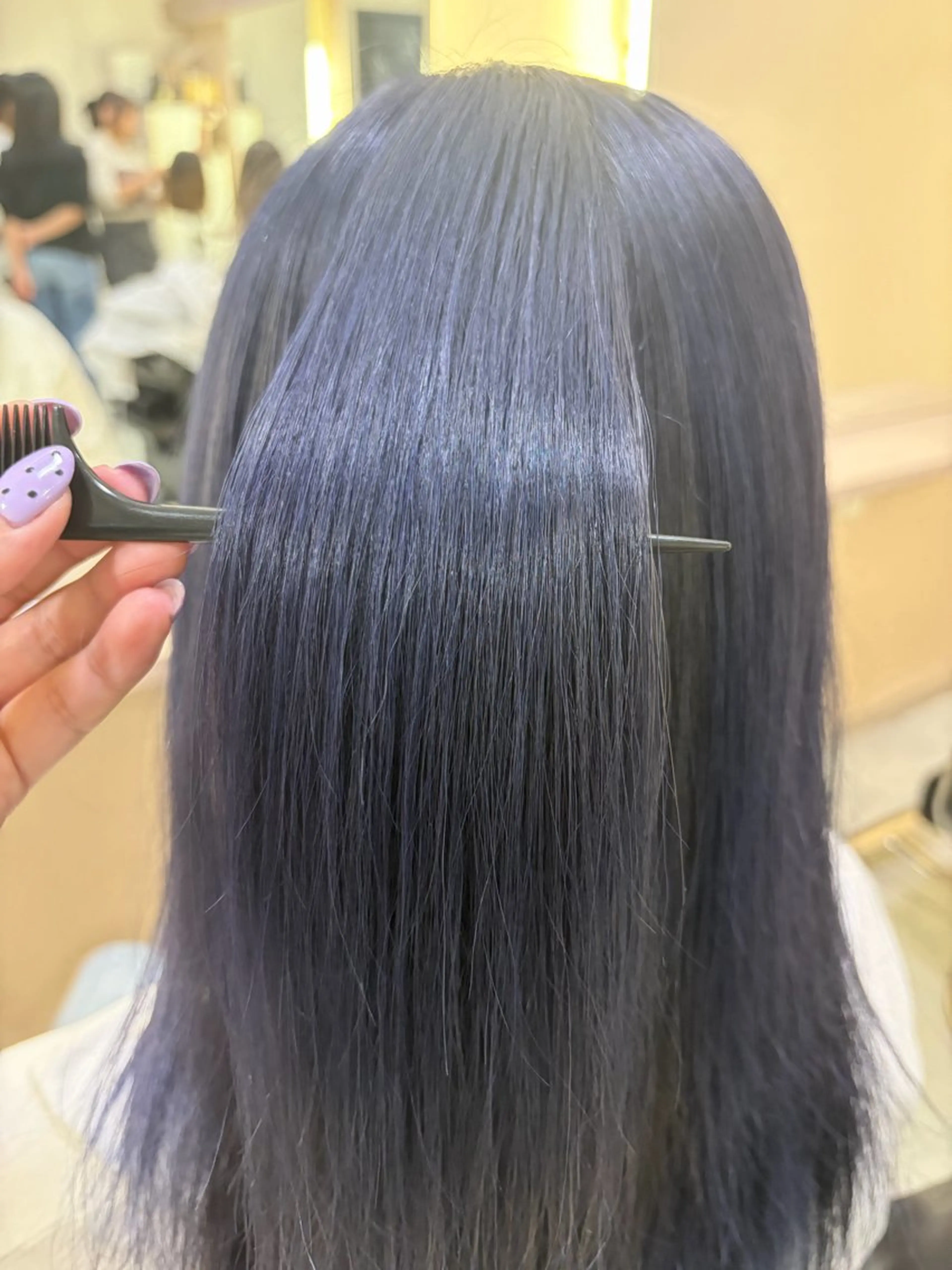 セミロング ヘアカラー 🍵rinka 🍵カラーモデル募集のヘアスタイル