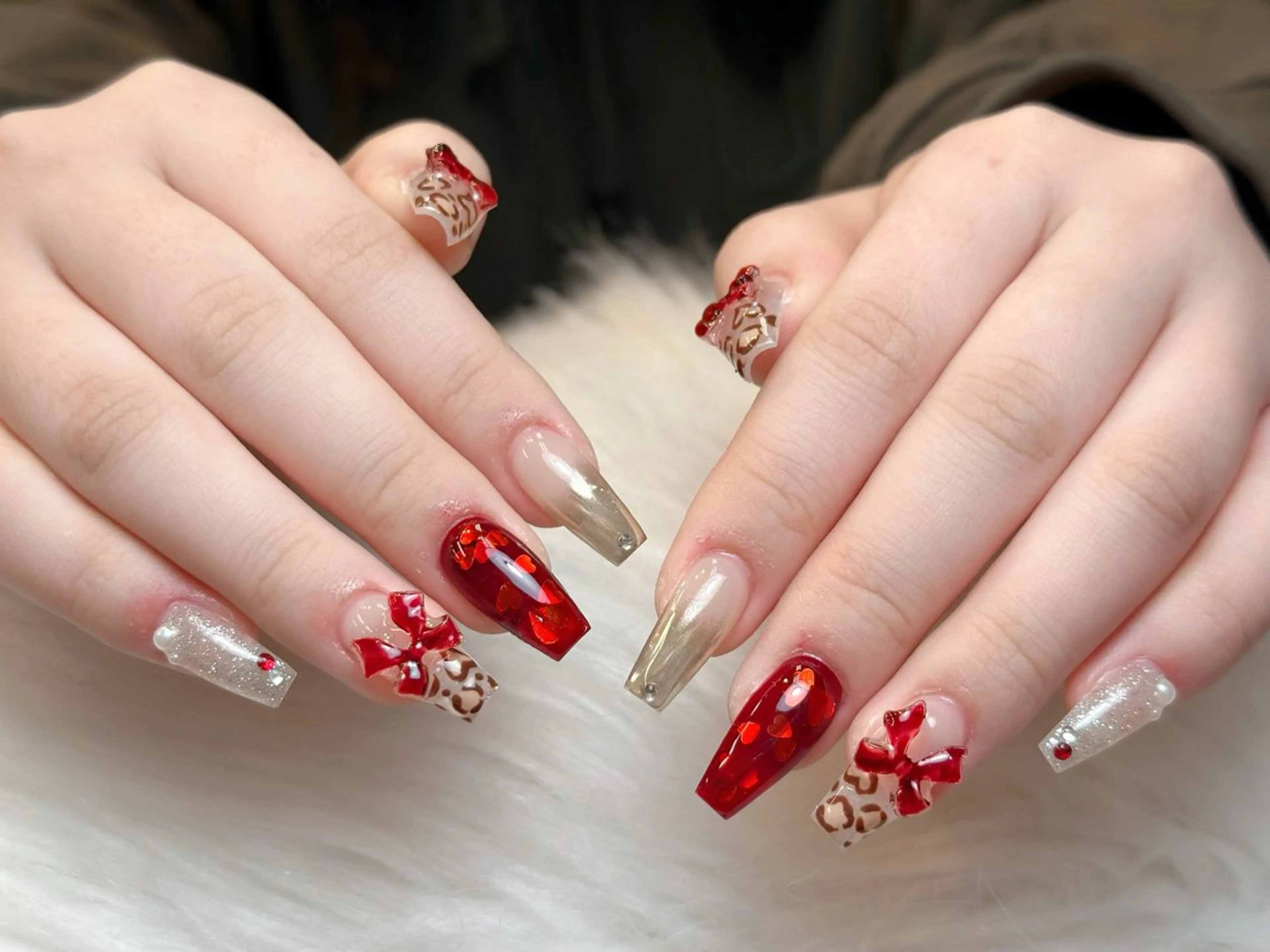 ネイル アートネイル 成人式 ジェルネイル ニュアンスネイル 夏ネイル ハンドネイル Nienail_ Luxeのネイルデザイン