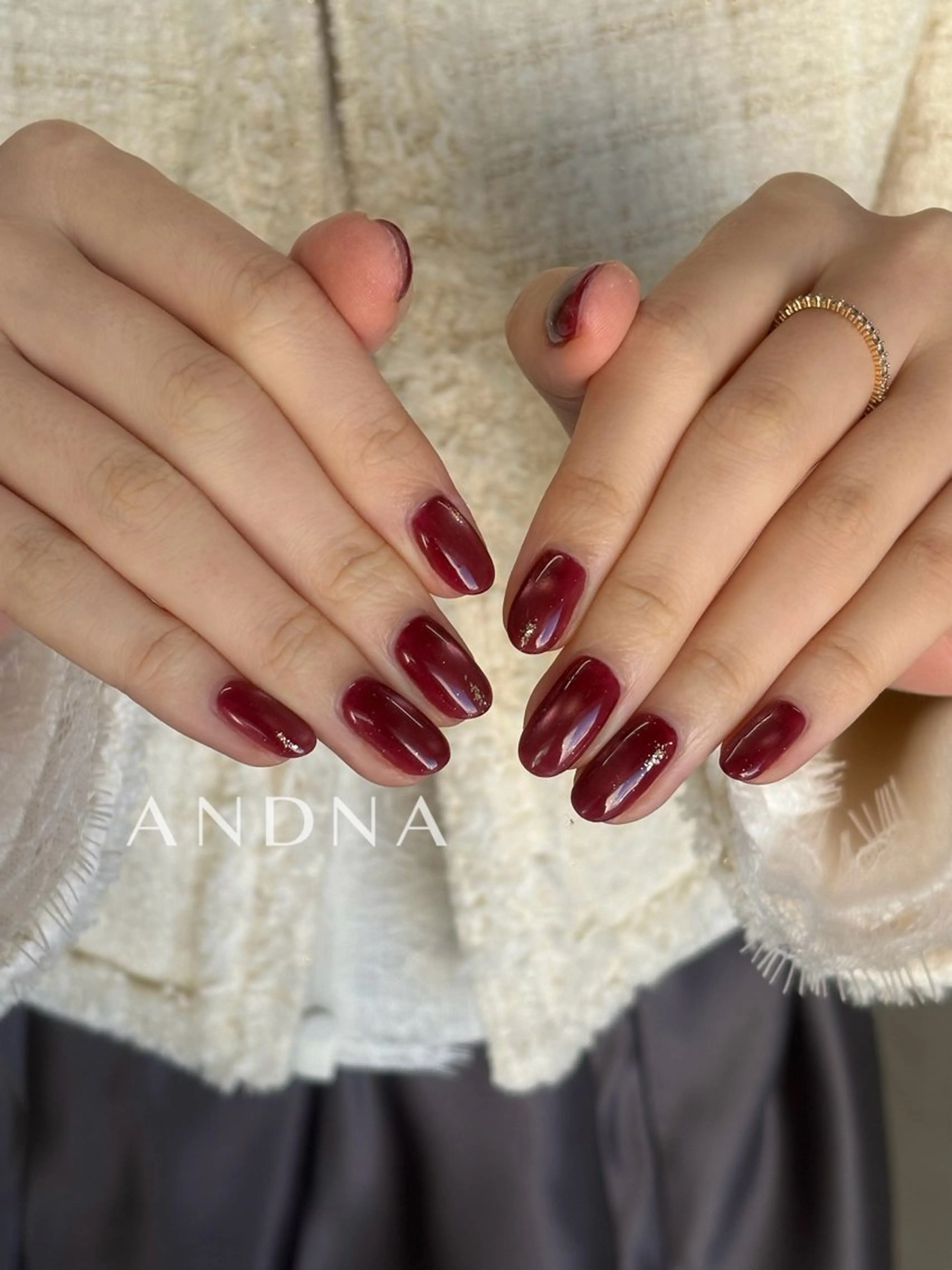 ネイル バレンタイン ハンドネイル Misato / ANDNAのネイルデザイン