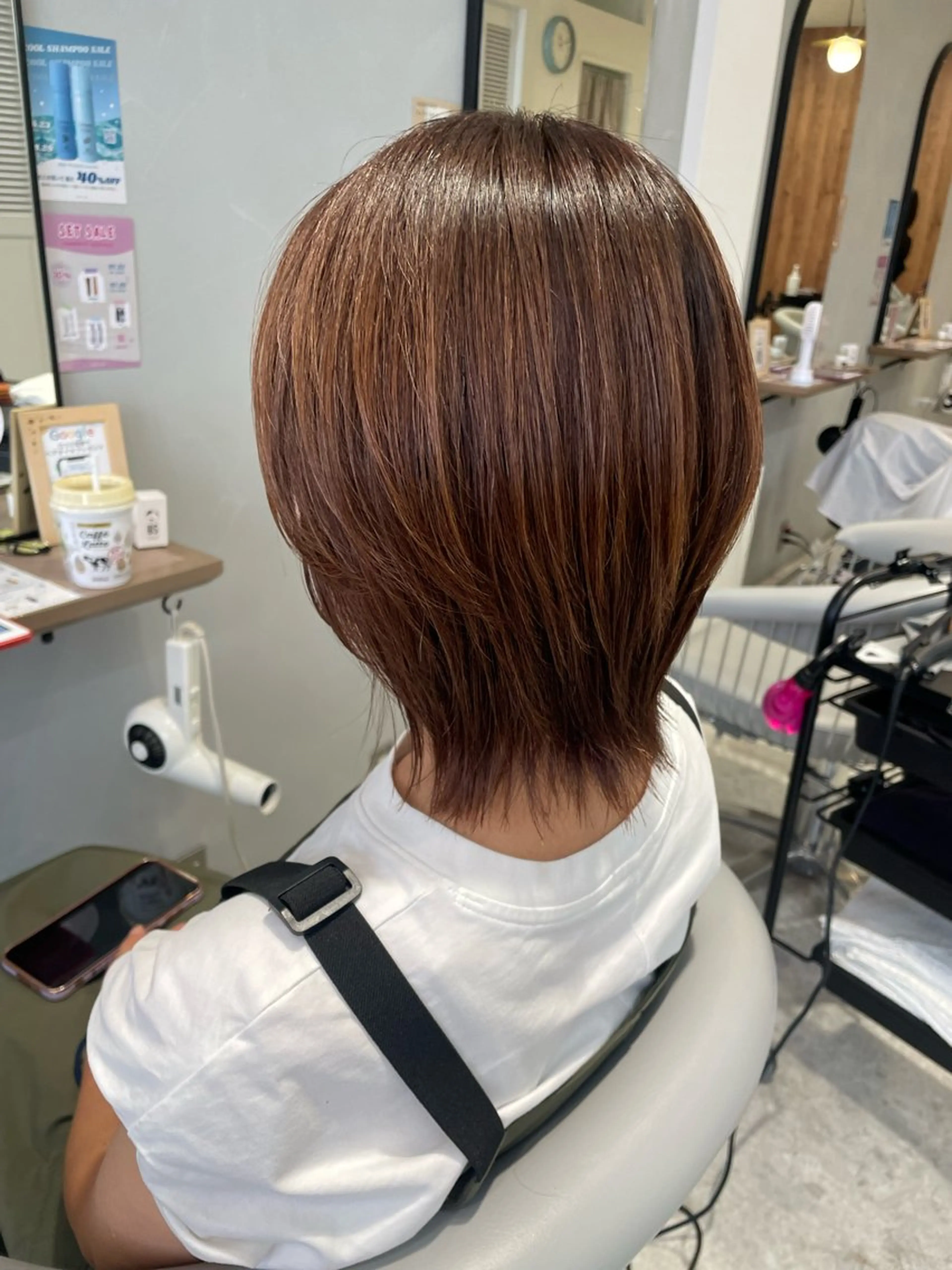 ショート ウルフカット カット ヘアカラー トリートメント ハイレート🤍🫧 池田のヘアスタイル