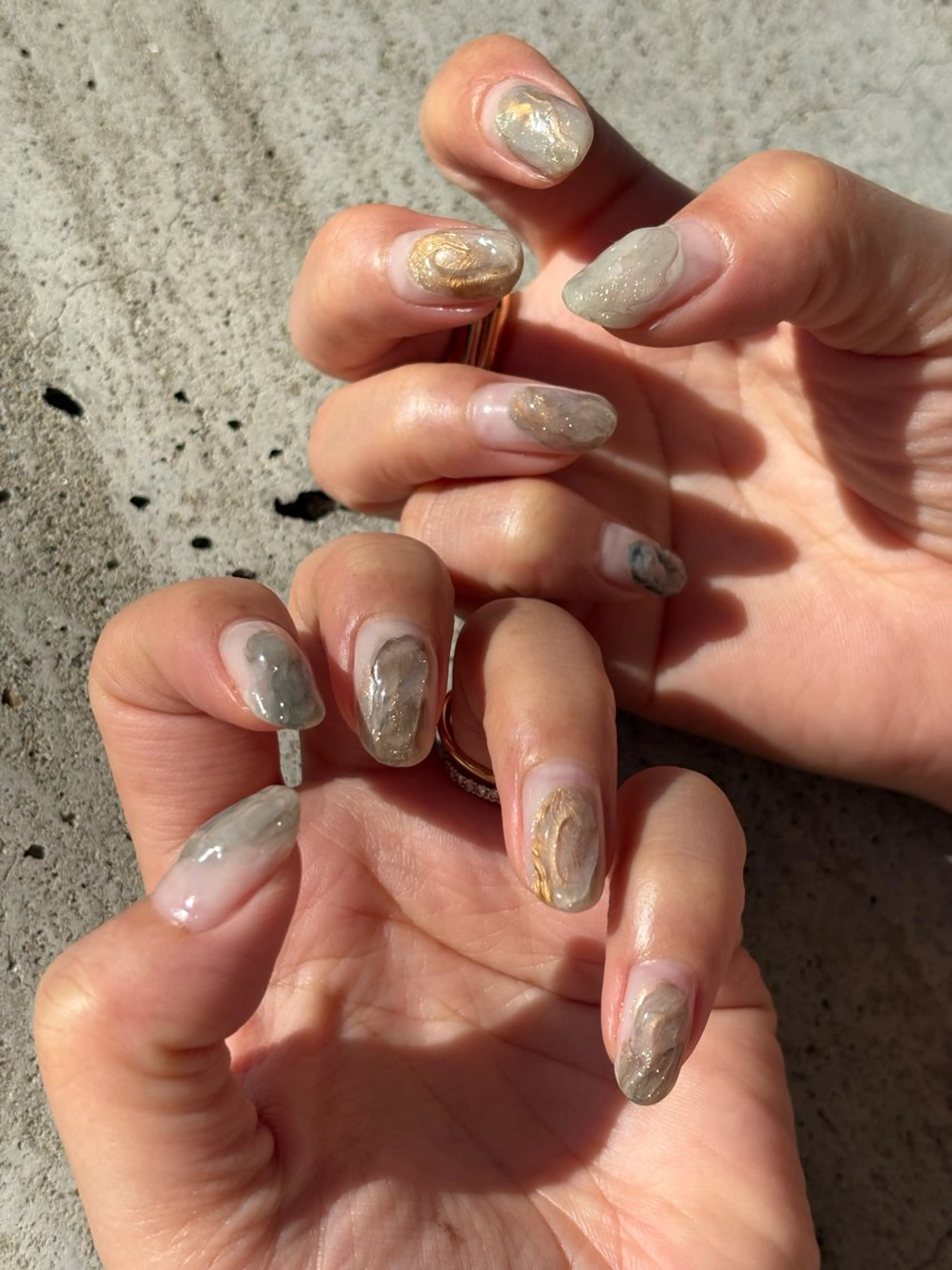ネイル ニュアンスネイル chihiro .Kのネイルデザイン