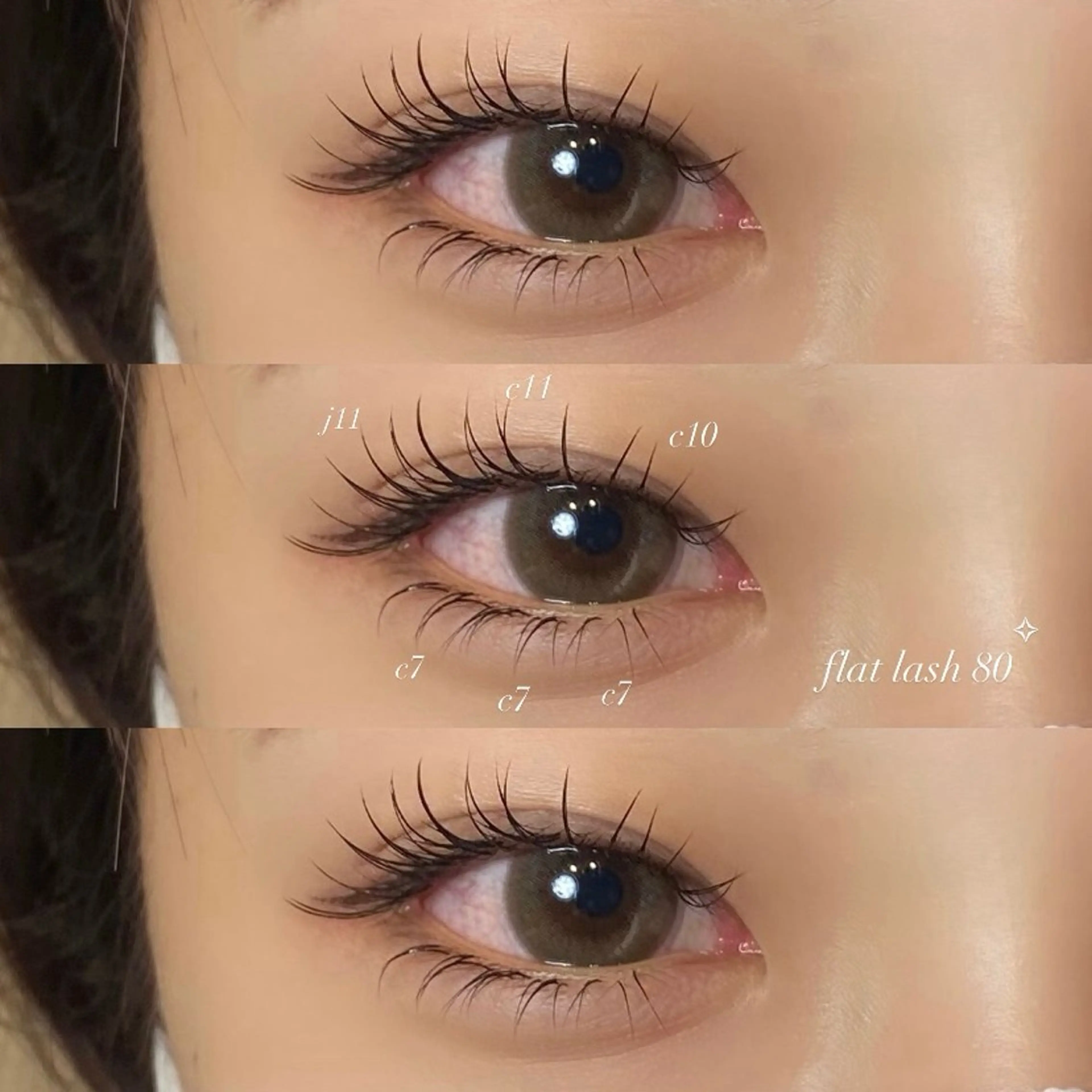 マツエク・マツパ and Laurel hinaのマツエク・マツパデザイン