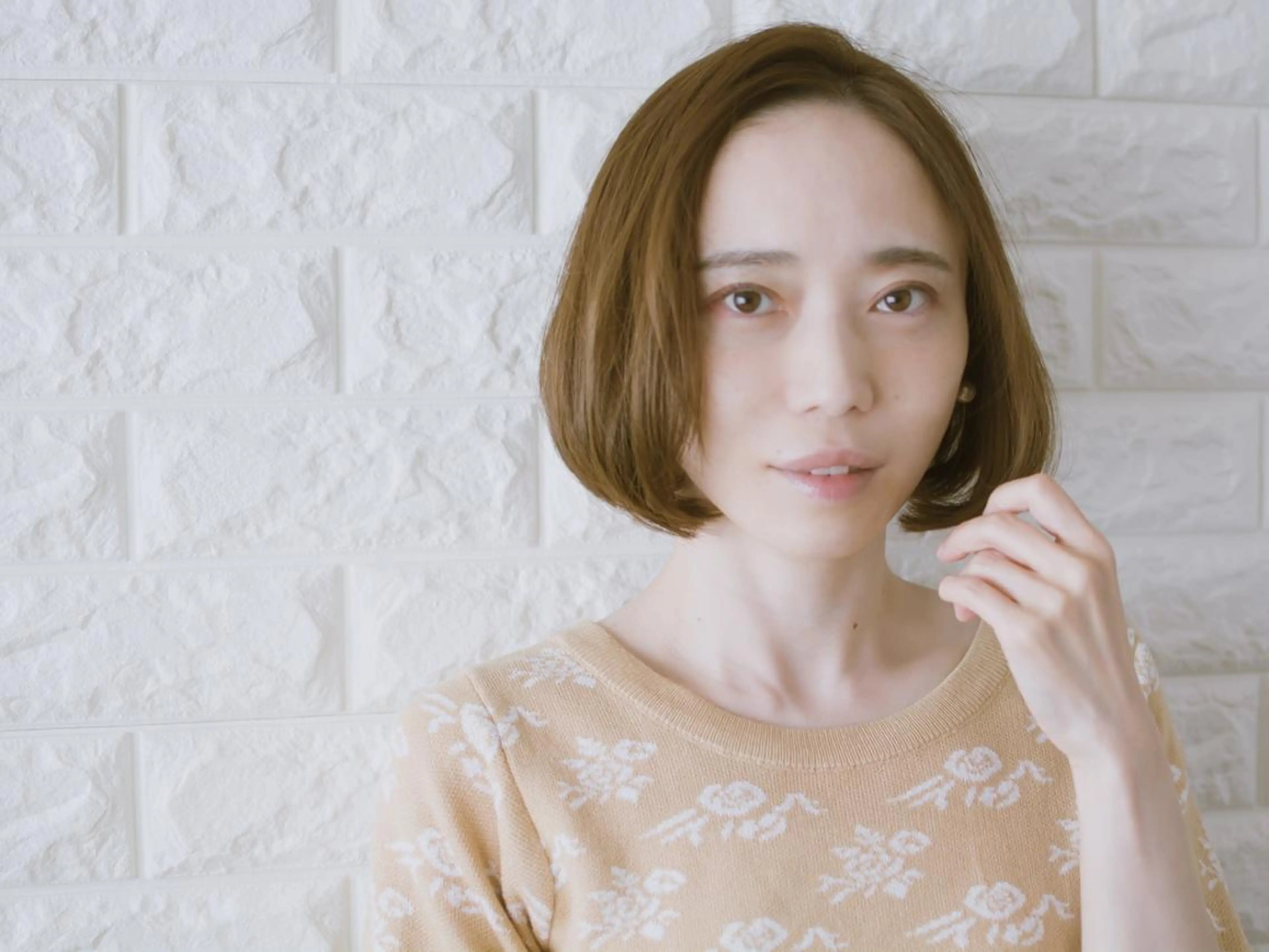 ショート カラー 切りっぱなしボブ ショートボブ ベージュカラー ブルーカラー ブルージュ カット ヘアカラー トリートメント 斉藤 正敏のその他イメージ