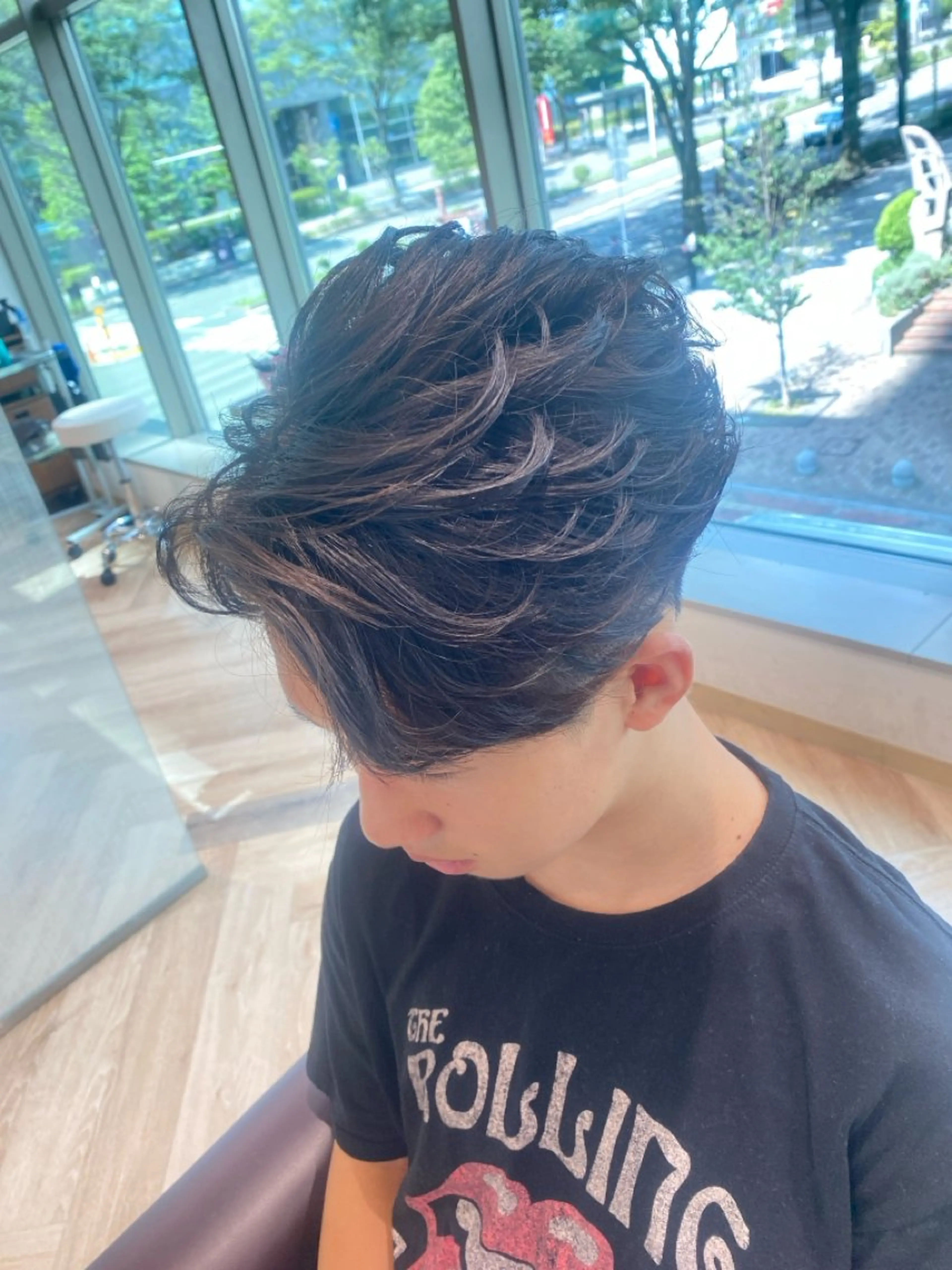 メンズ メンズ特化/フェザー /パーマ/伊勢元のヘアスタイル