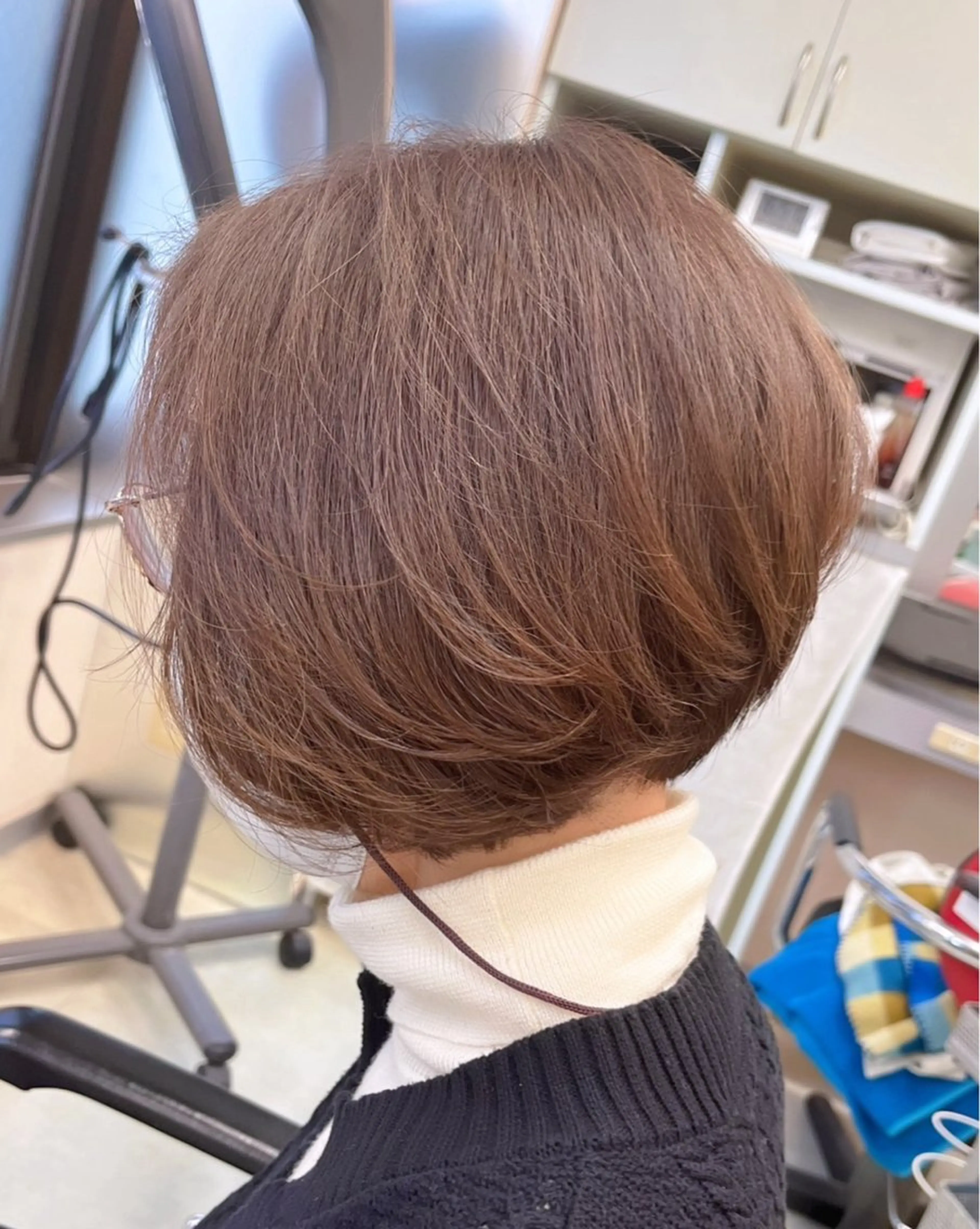 ショート ボブ au栄矢場町 似合わせカットのヘアスタイル