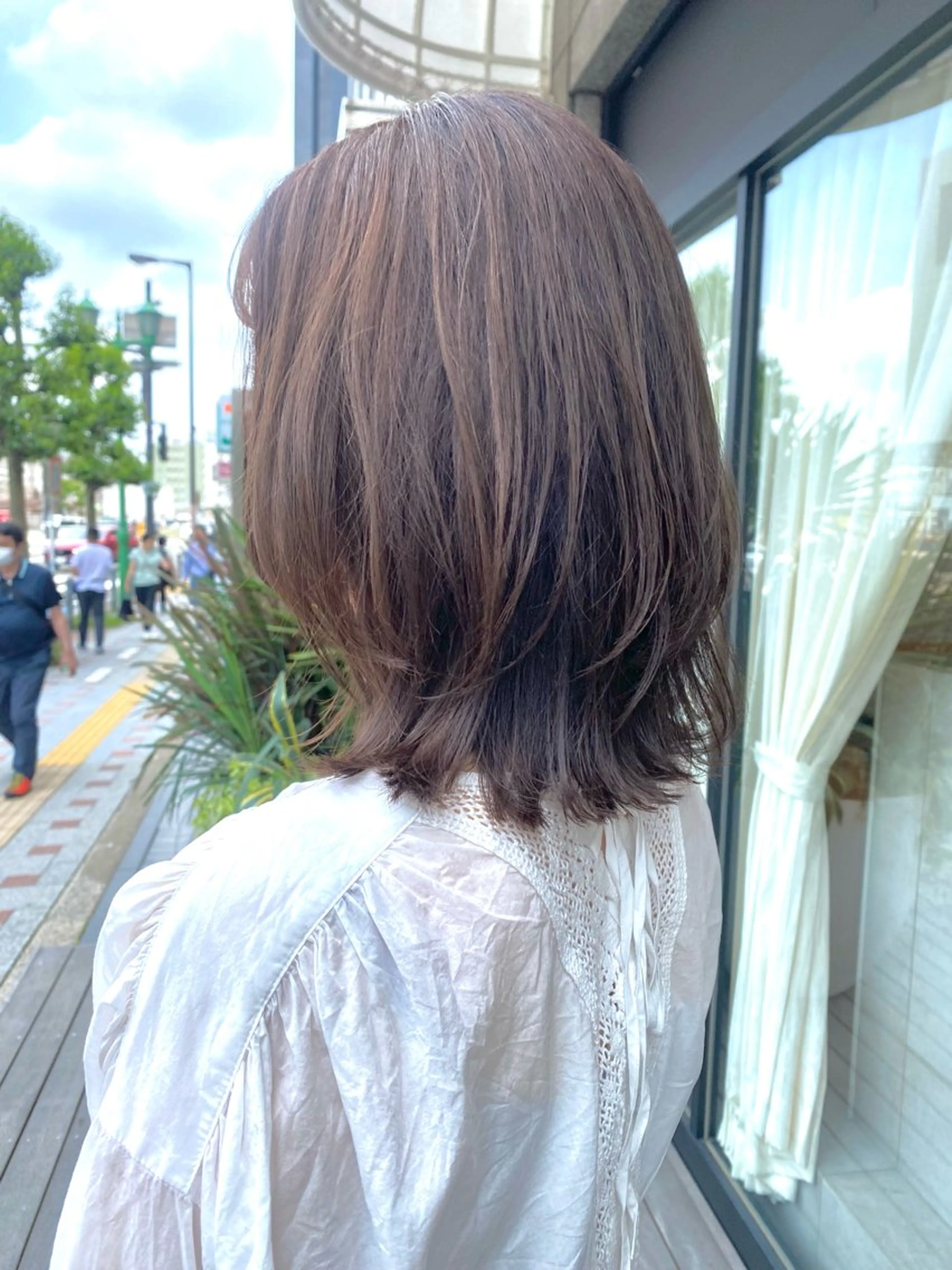 ミディアム カラー 艶髪🌟髪質改善✨ Zinaヤマダ チサのヘアスタイル