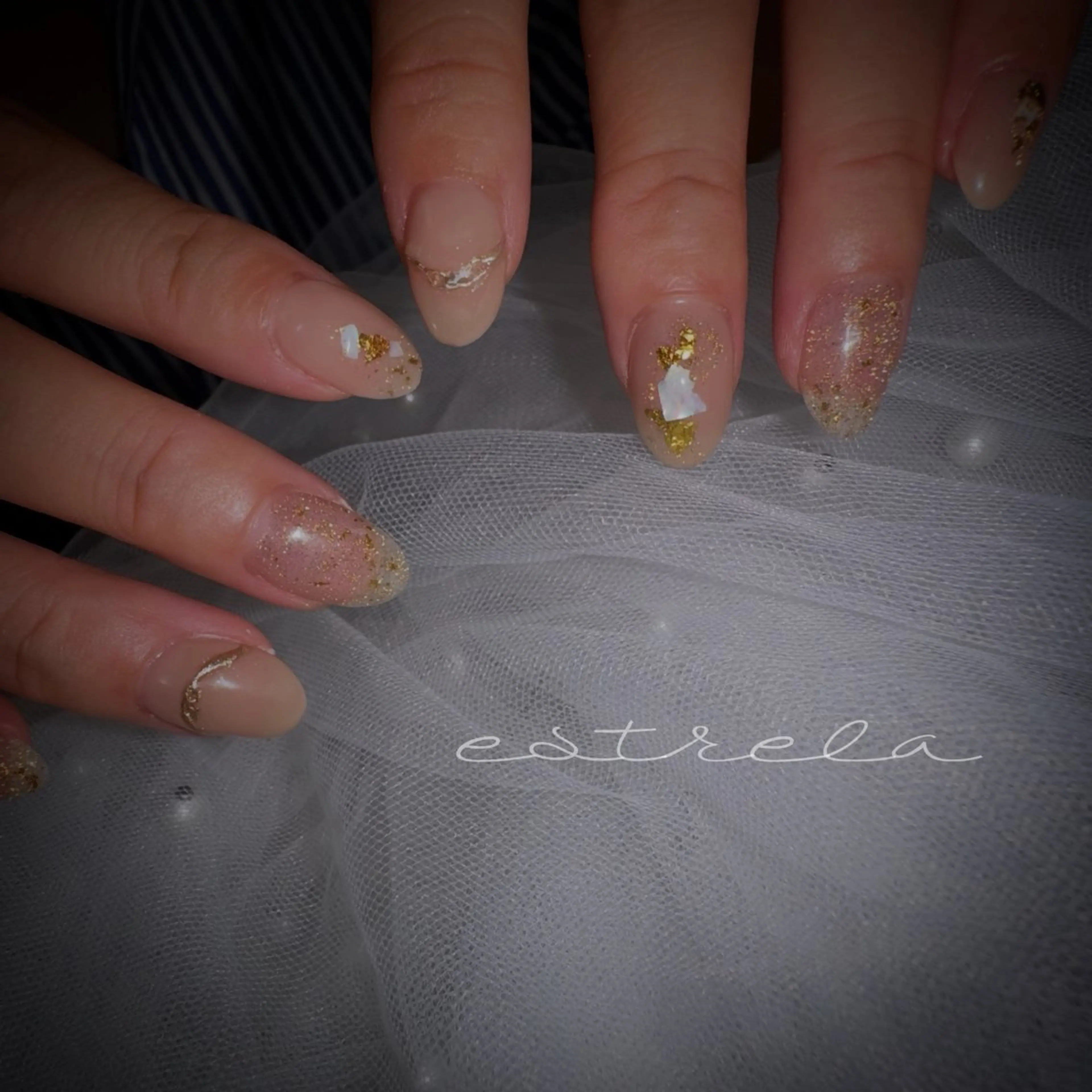 ネイル ハンドネイル estrela 🍑のネイルデザイン