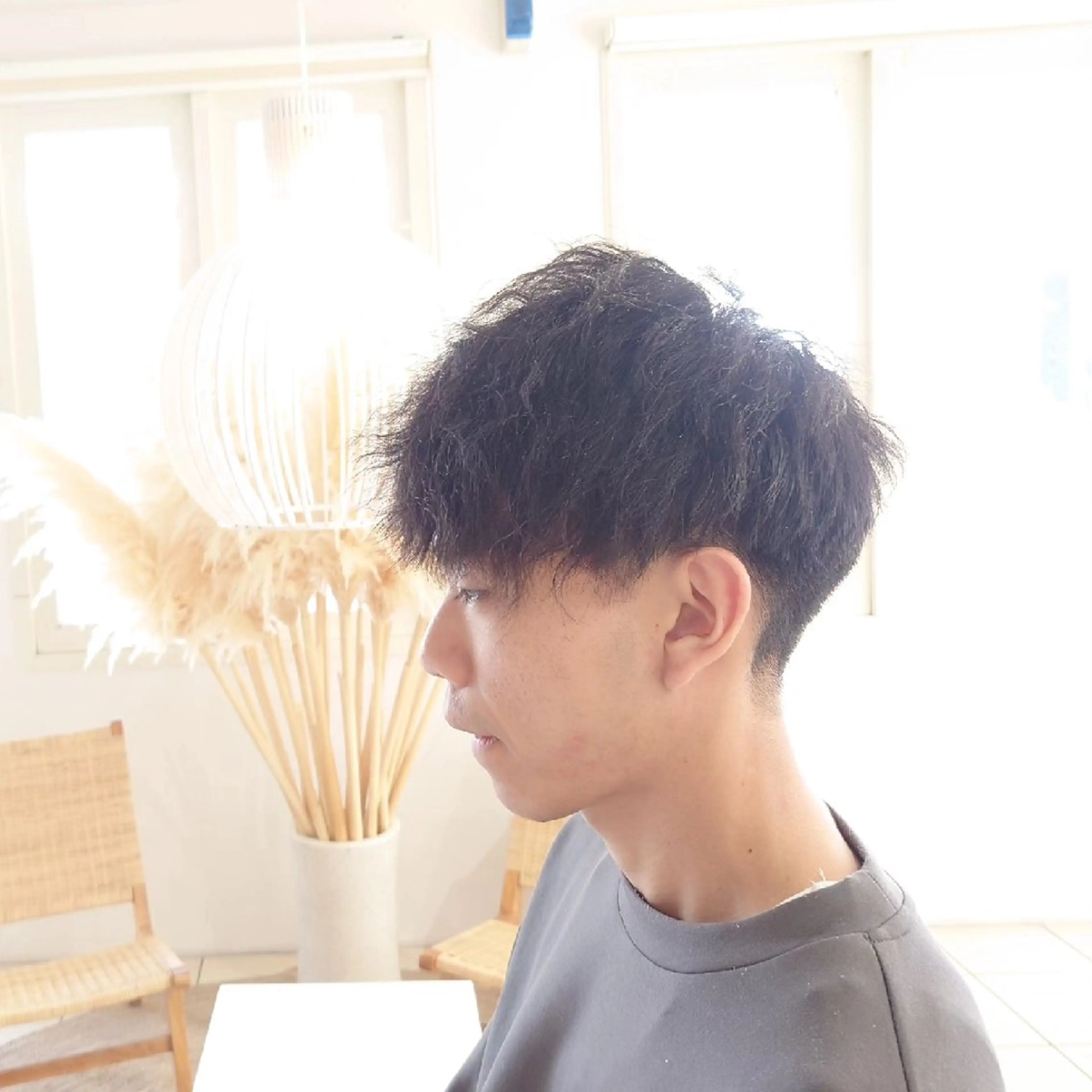 ショート パーマ ツイストスパイラルパーマ ショートヘア スパイラルパーマ 根本 智晴のヘアスタイル