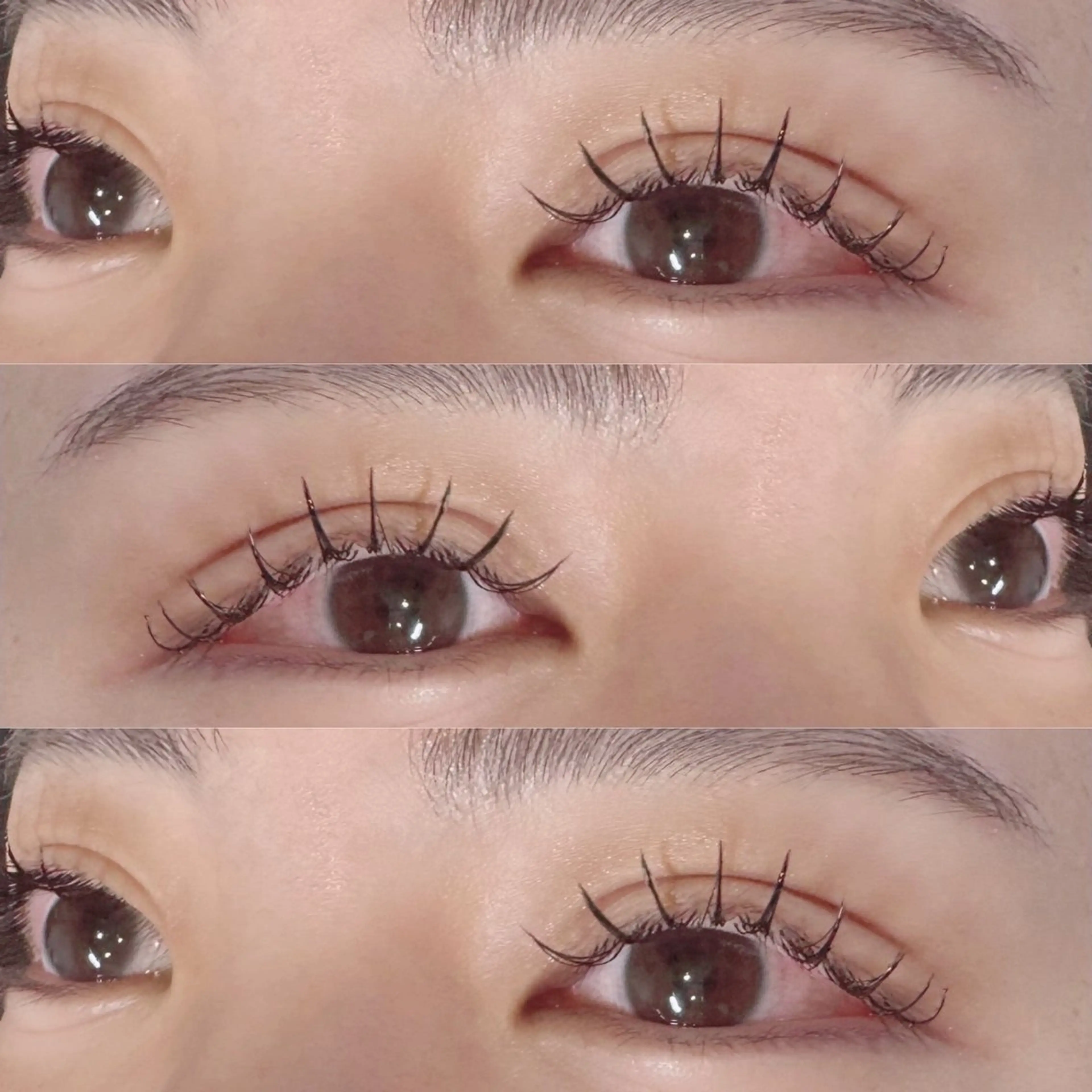 マツエク・マツパ キュート フラットラッシュ マツエク eyelist NAKAMURAのマツエク・マツパデザイン