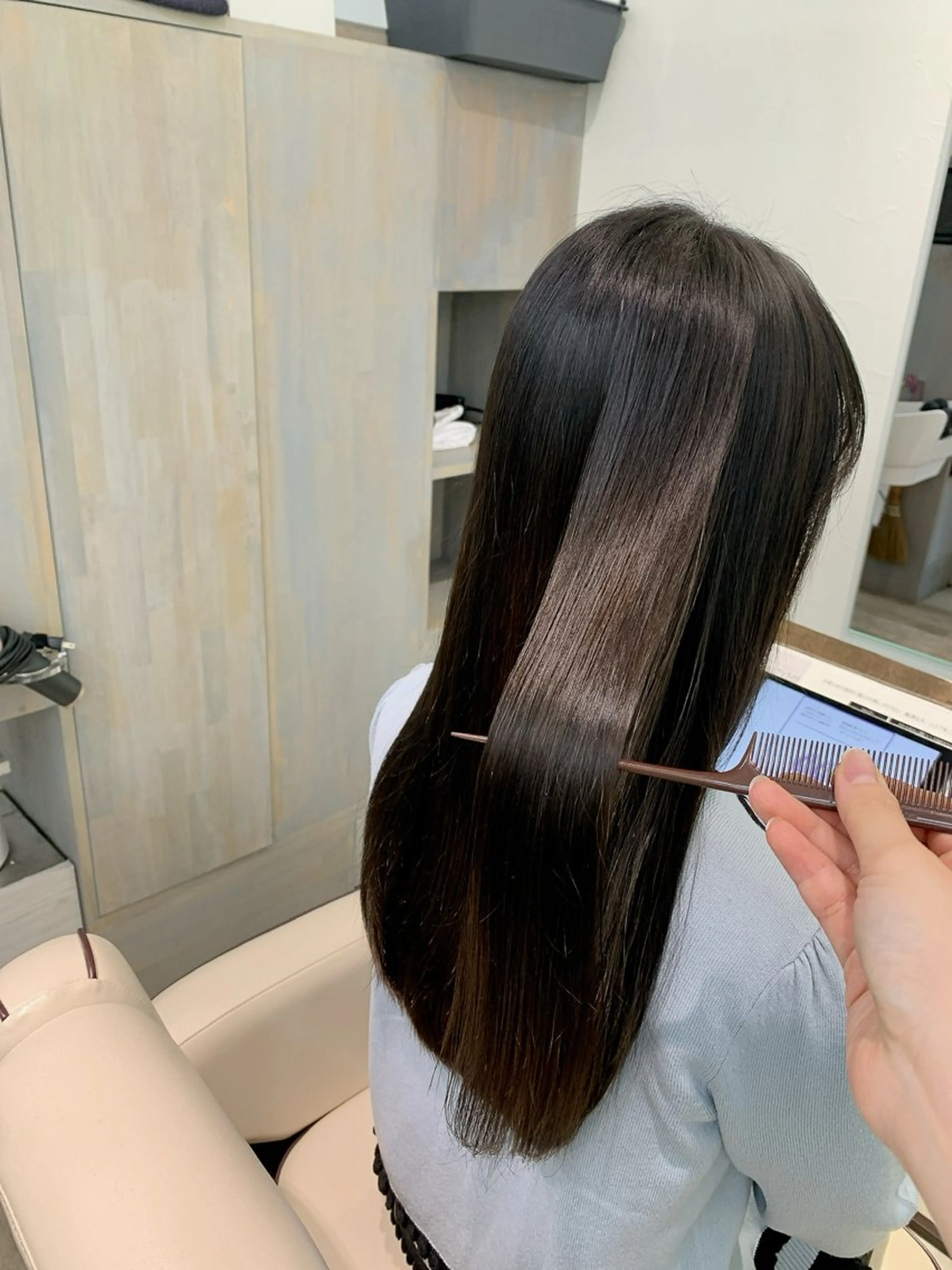 ロング 髪質改善 トリートメント 髪質改善×艶カラー Haruのヘアスタイル