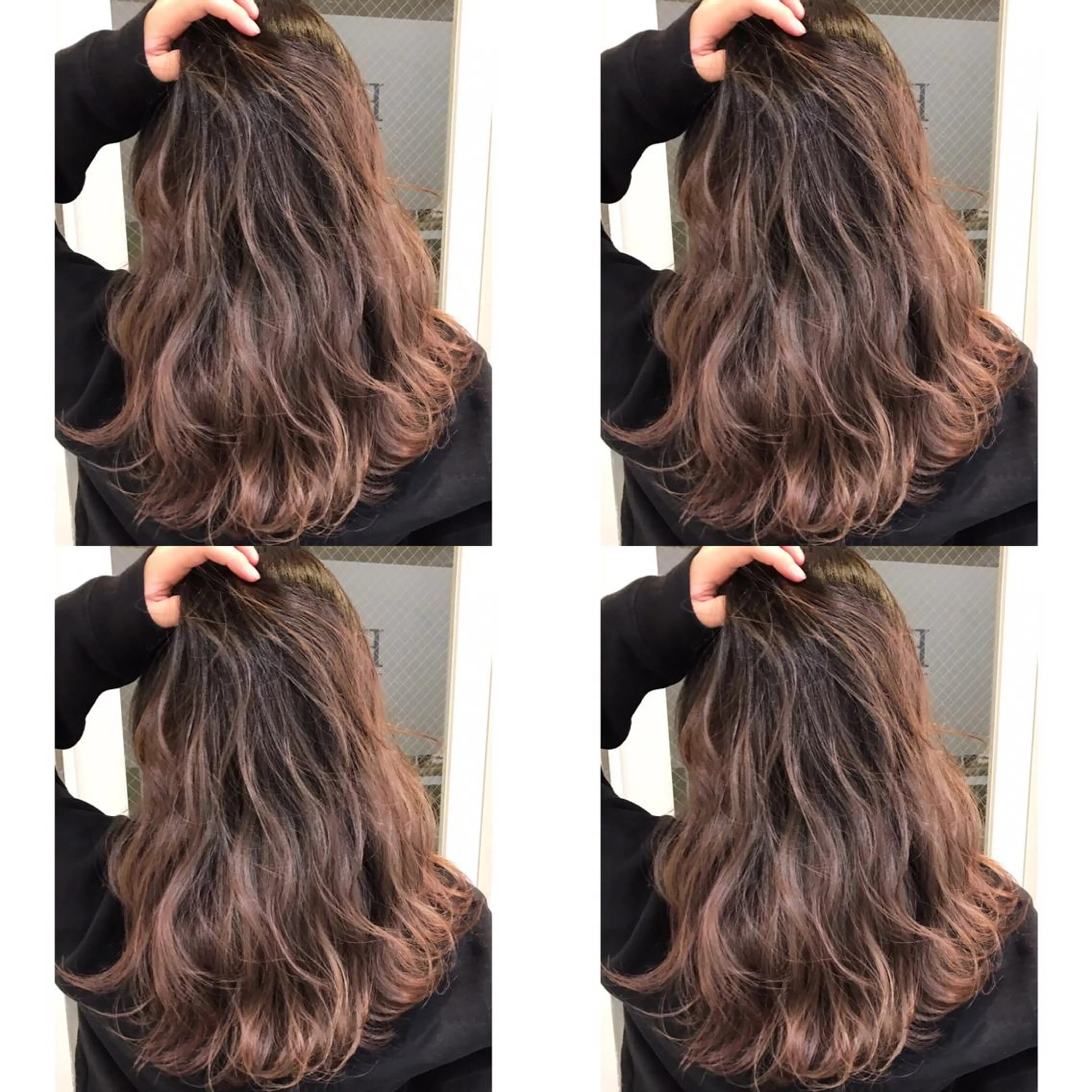 セミロング カラー ヘアアレンジ ヘアカラー トリートメント 縮毛矯正 髪質改善寺坂雄飛💐のヘアスタイル