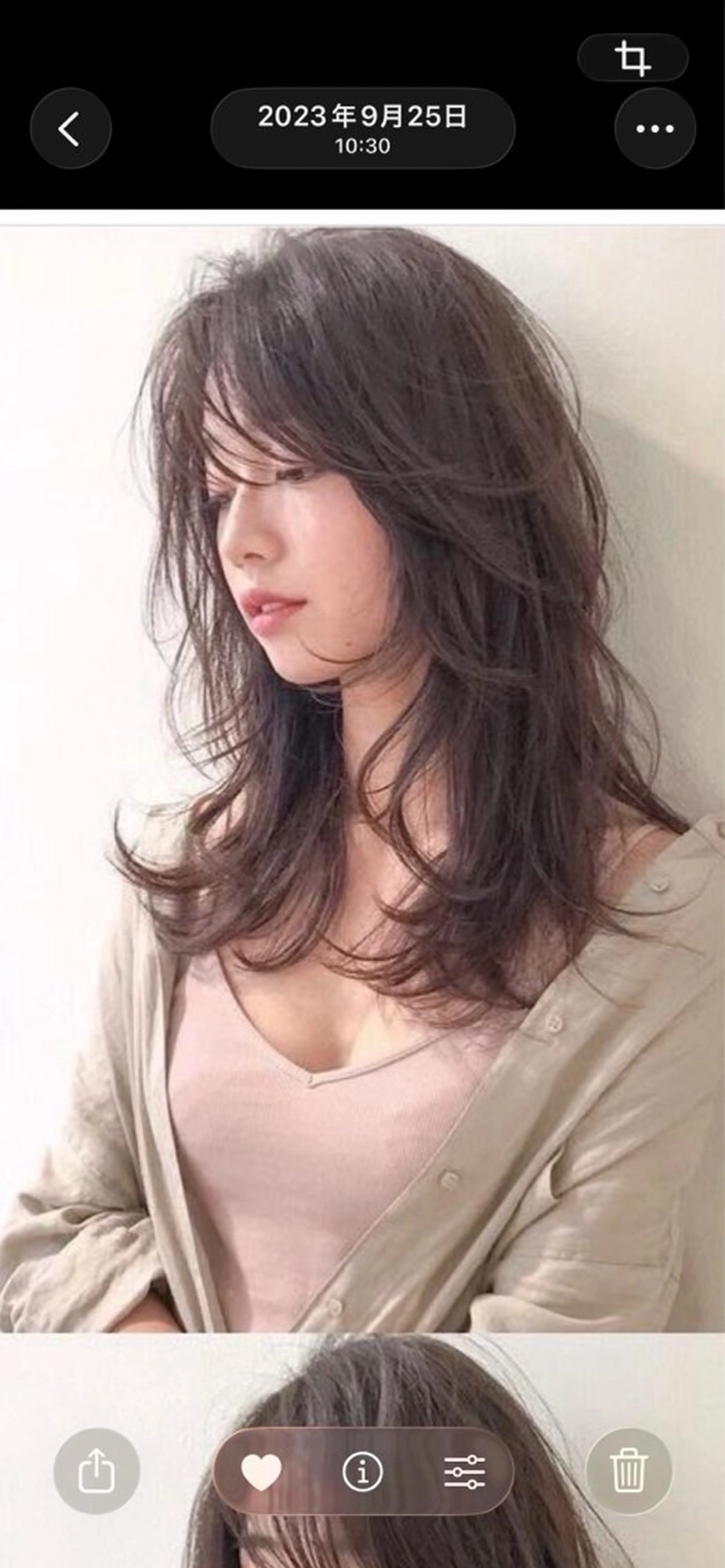 セミロング YOSHIKO 六本松のヘアスタイル