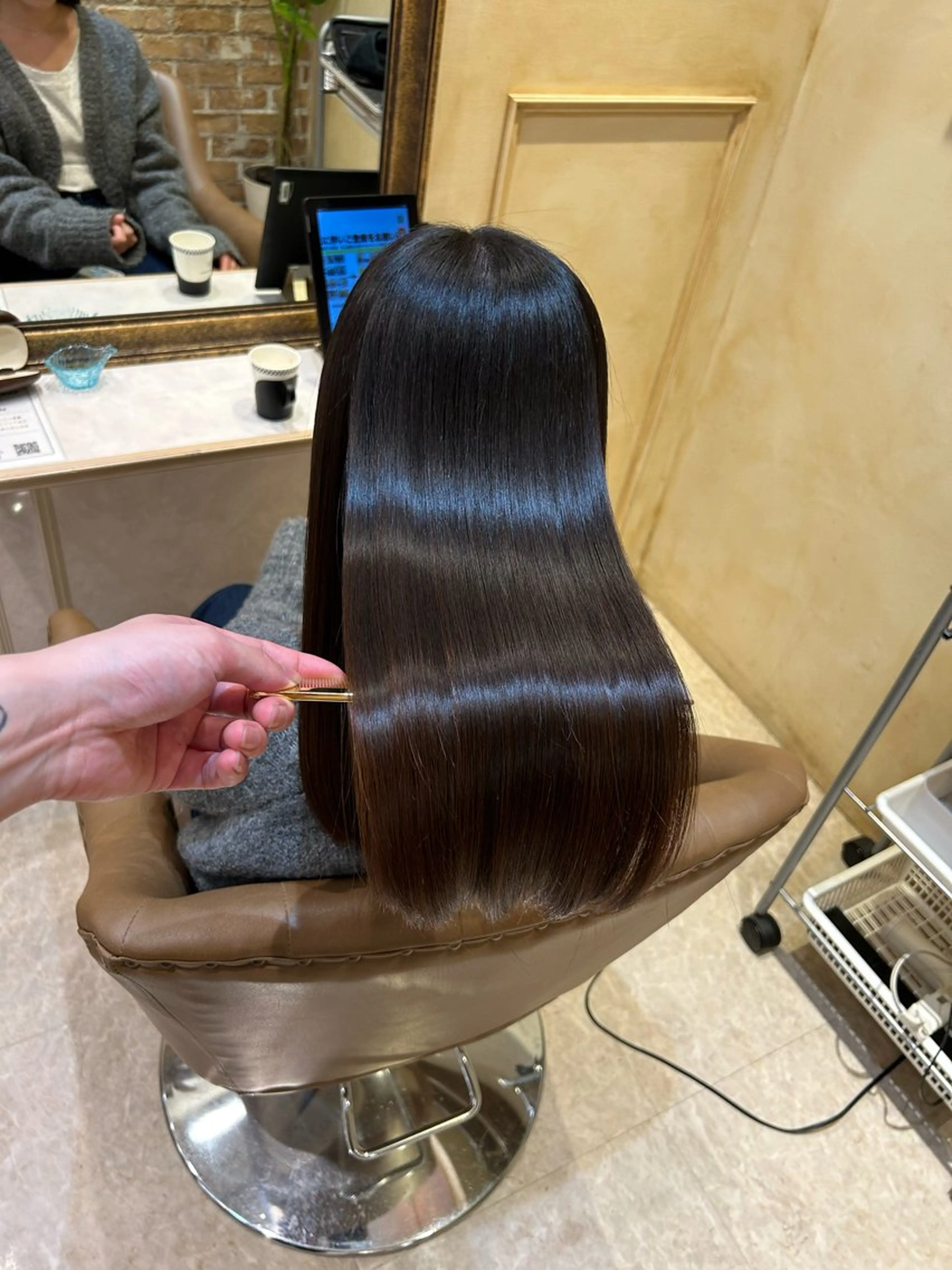 ミディアム パーマ 髪質改善 縮毛矯正 🌹【代表】古川暁 髪質改善縮毛矯正🌹のヘアスタイル