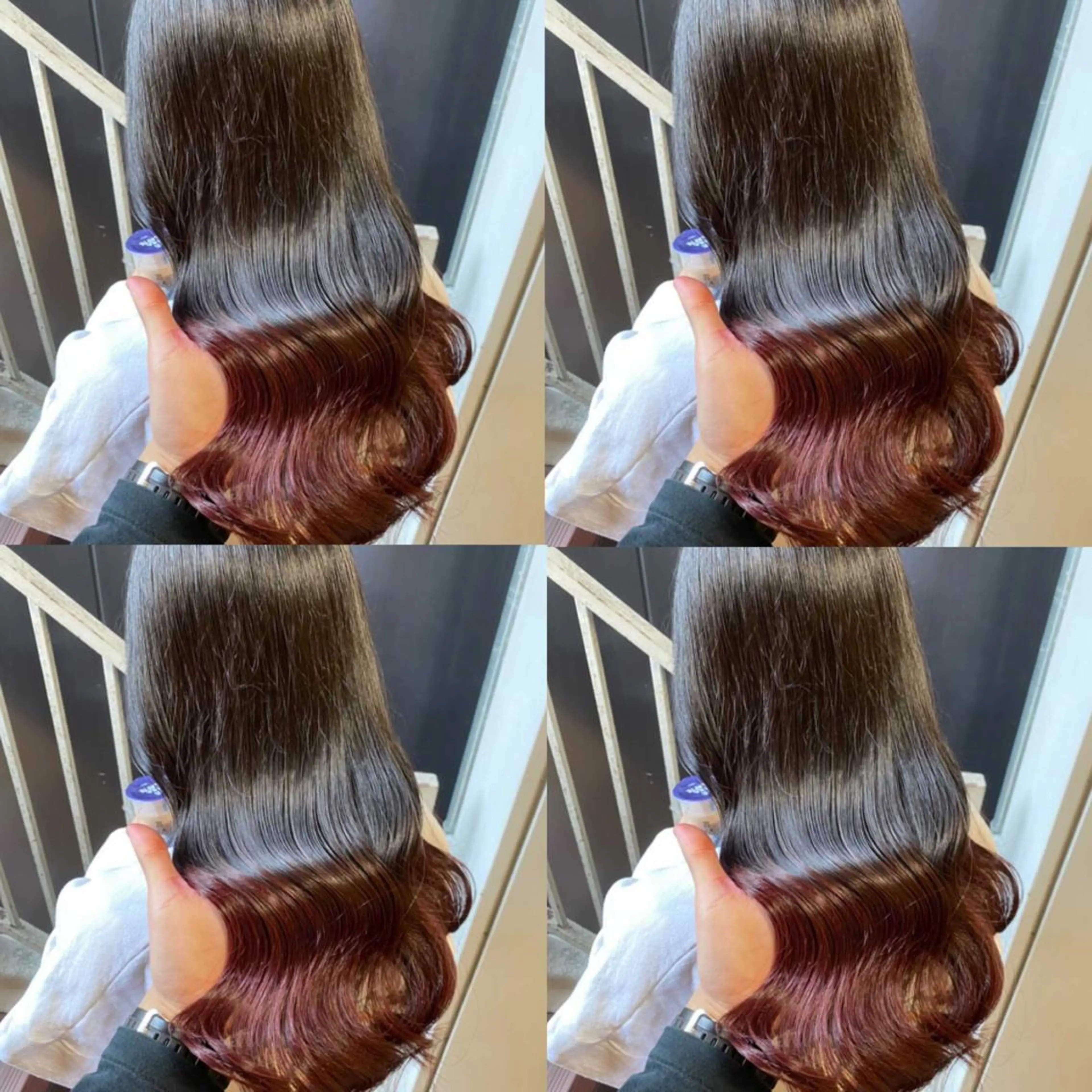 ロング カラー ヘアアレンジ 🦋韓国ヘア 坂本 菜摘🦋のヘアスタイル