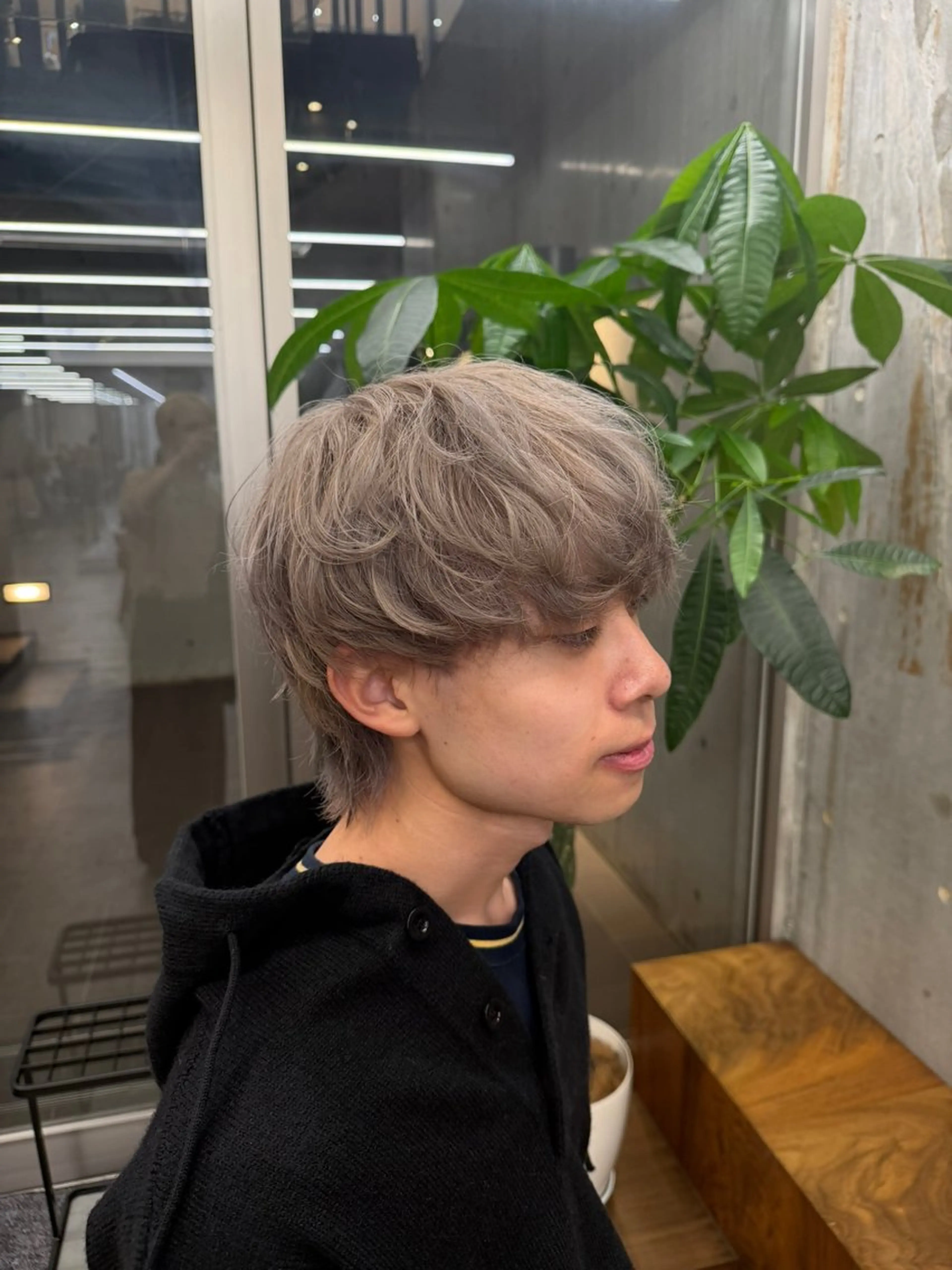 ショート カラー メンズ カット ヘアカラー トリートメント ハイトーン×デザイン 似合わせ/Yoheiのヘアスタイル