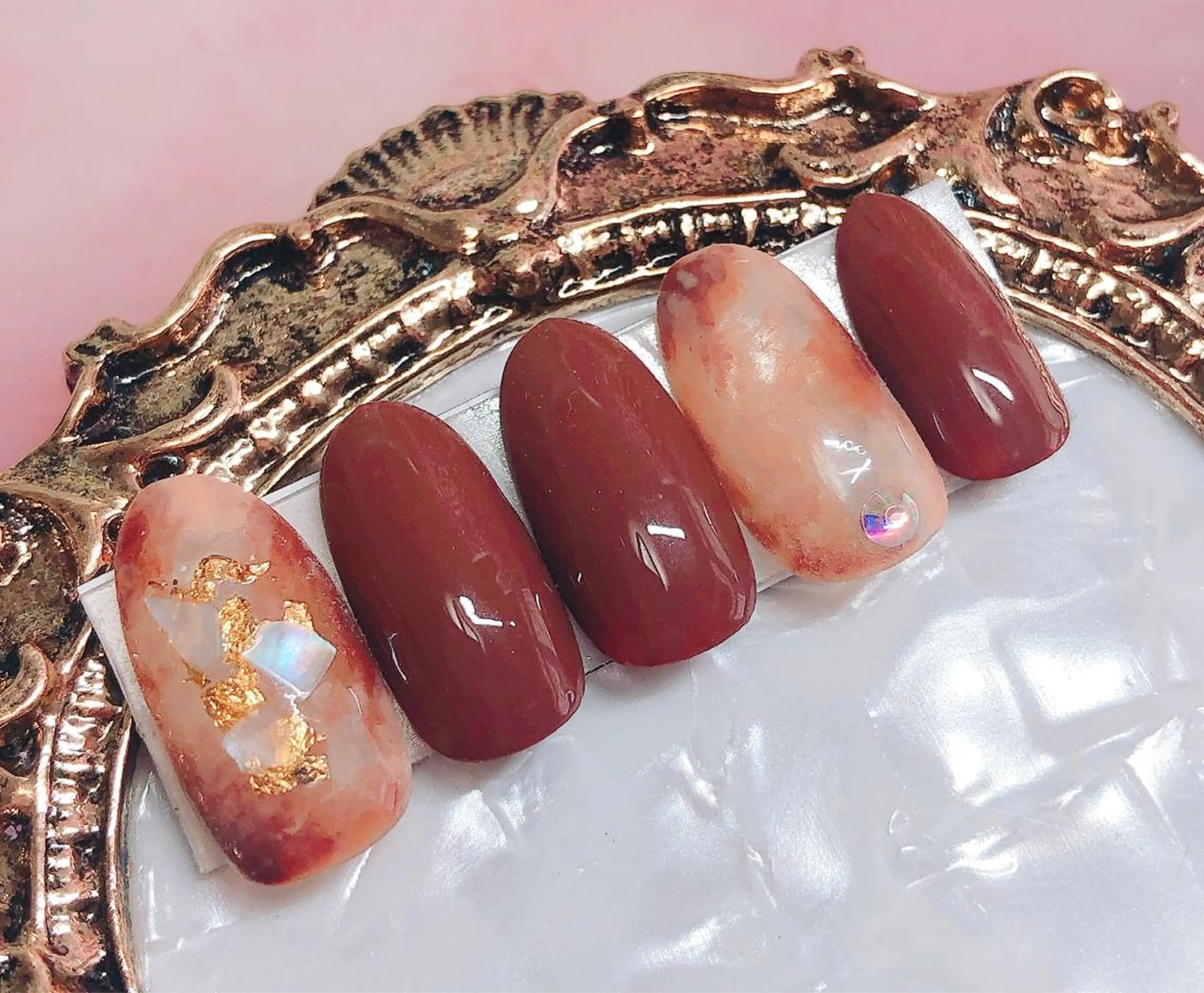 ネイル ハンドネイル CROWN プライベートサロンのネイルデザイン