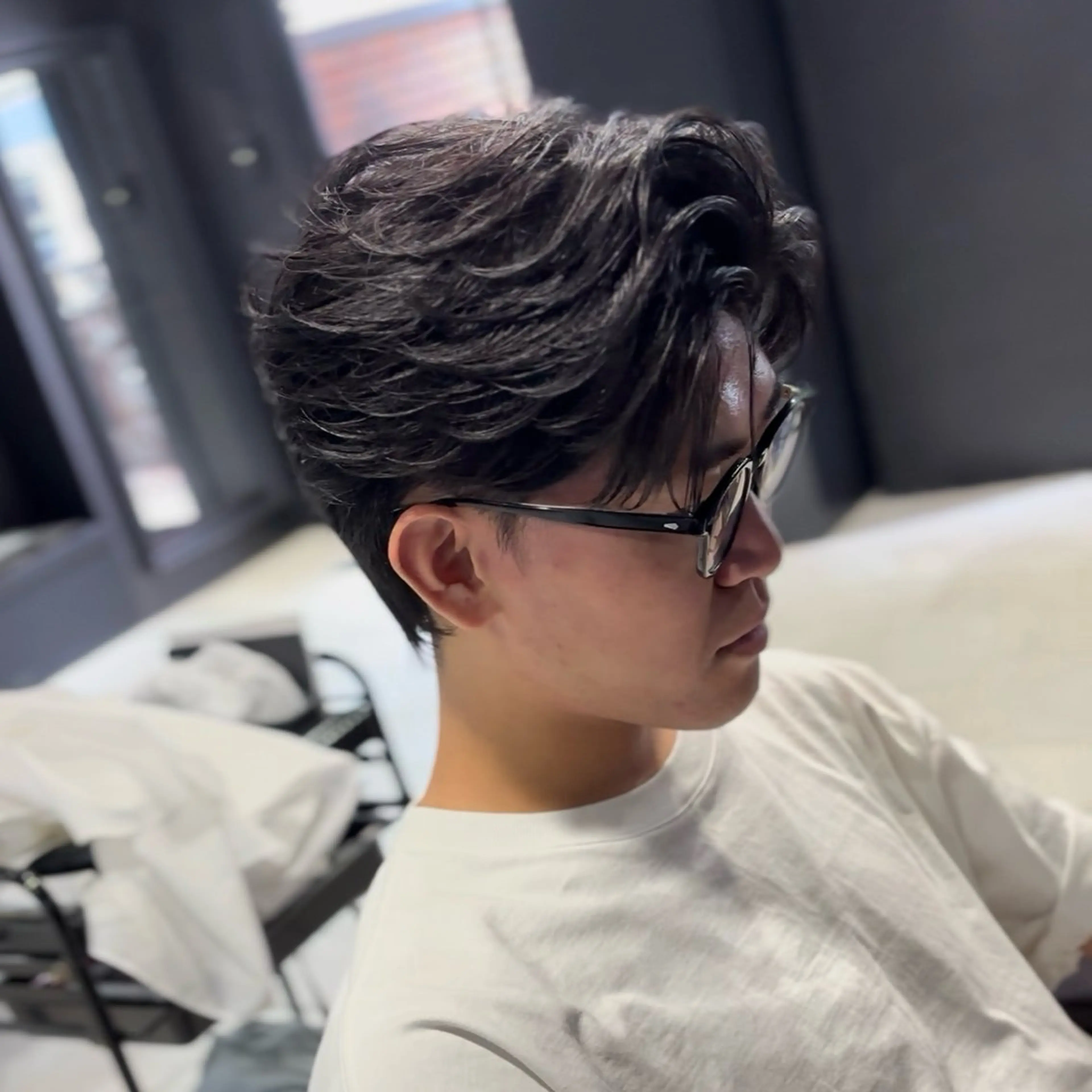 メンズカット+ニュアンスパーマ¥14300→¥7000【owl心斎橋を初めてご利用の方】の写真