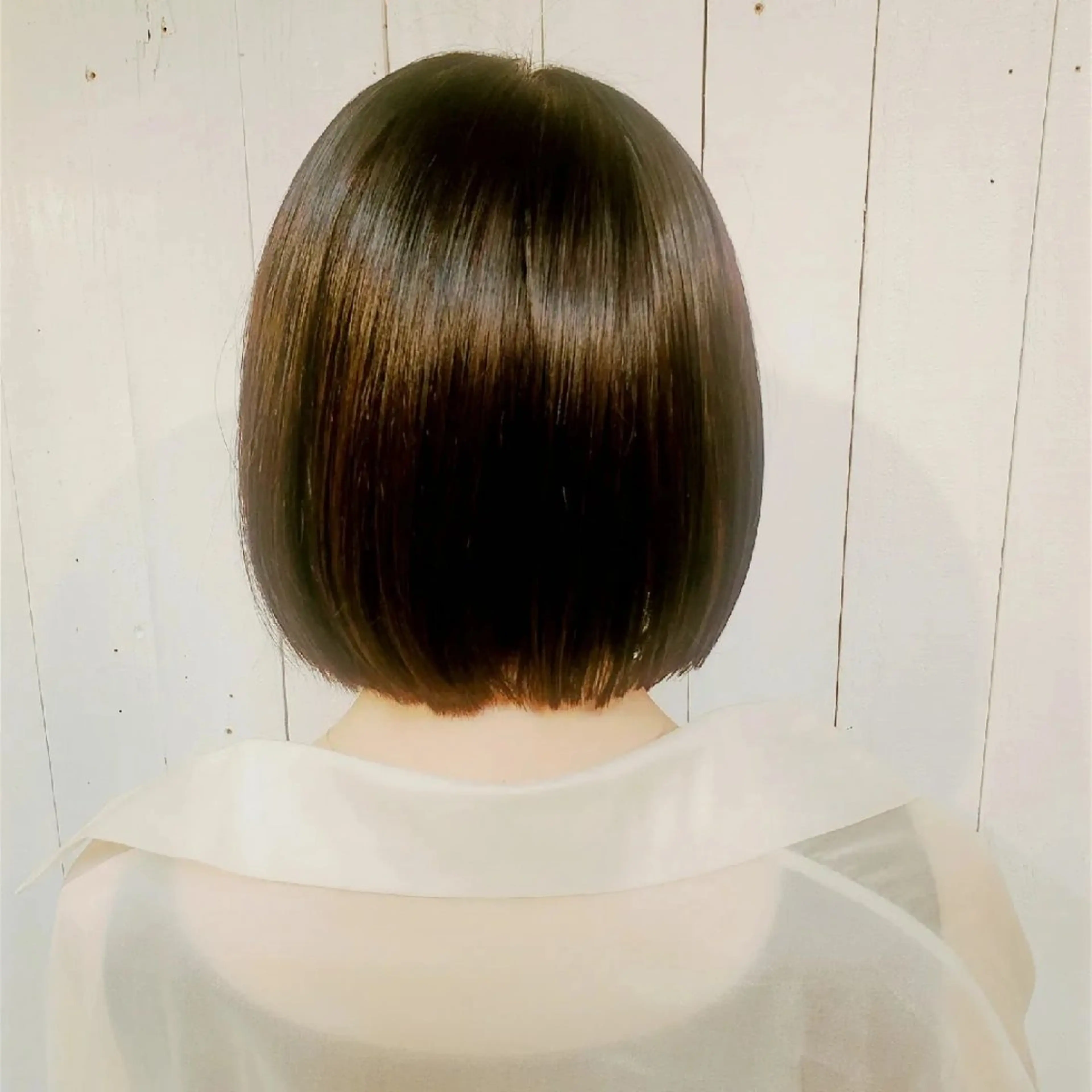 ミディアム ボブ 田中 牧子のヘアスタイル