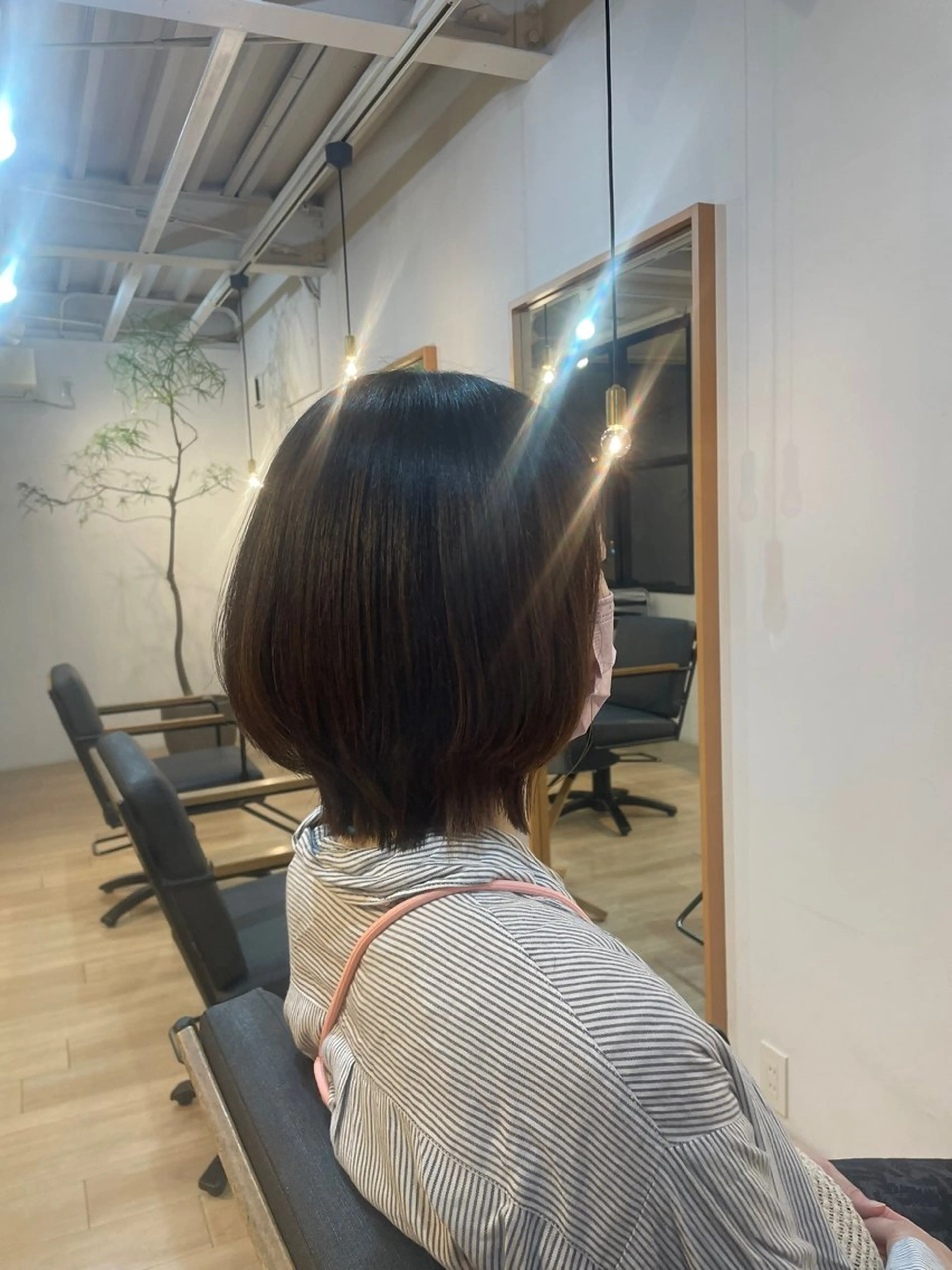 ミディアム 長瀬 友樹のヘアスタイル