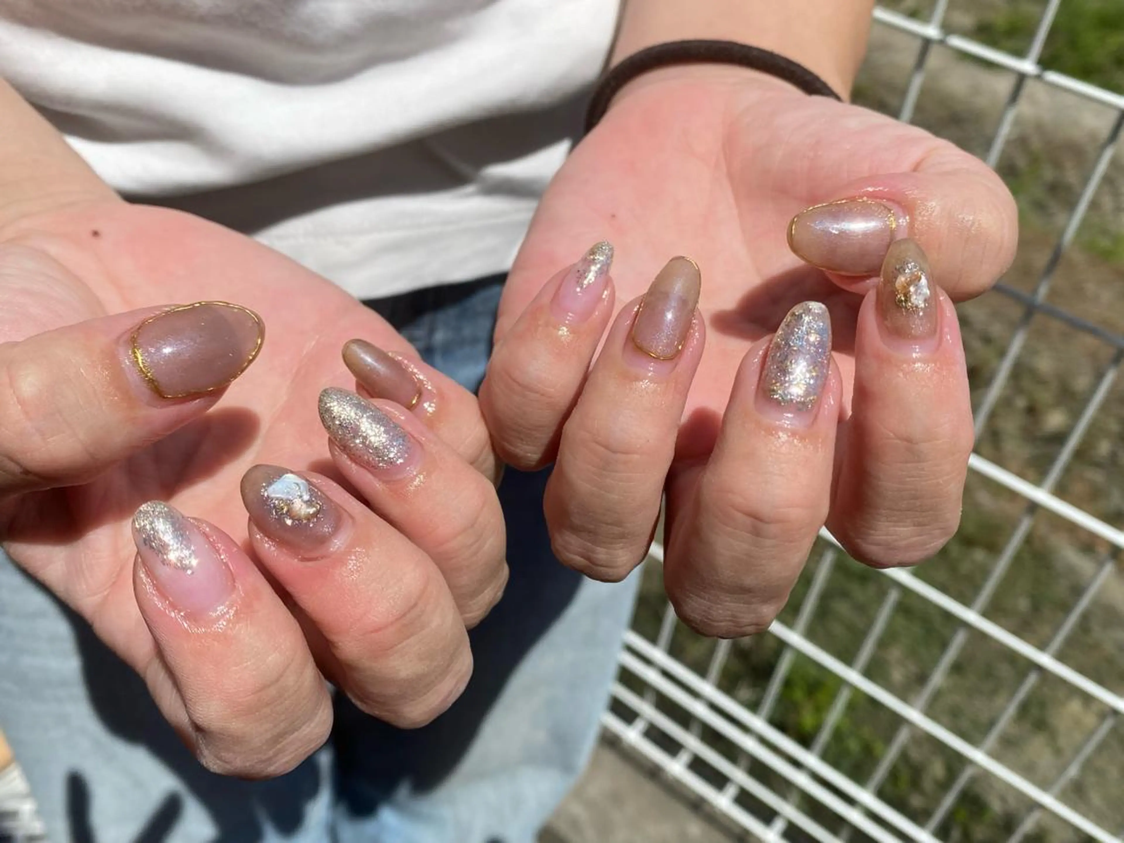 ネイル キラキラネイル ハンドネイル LIll nailのネイルデザイン