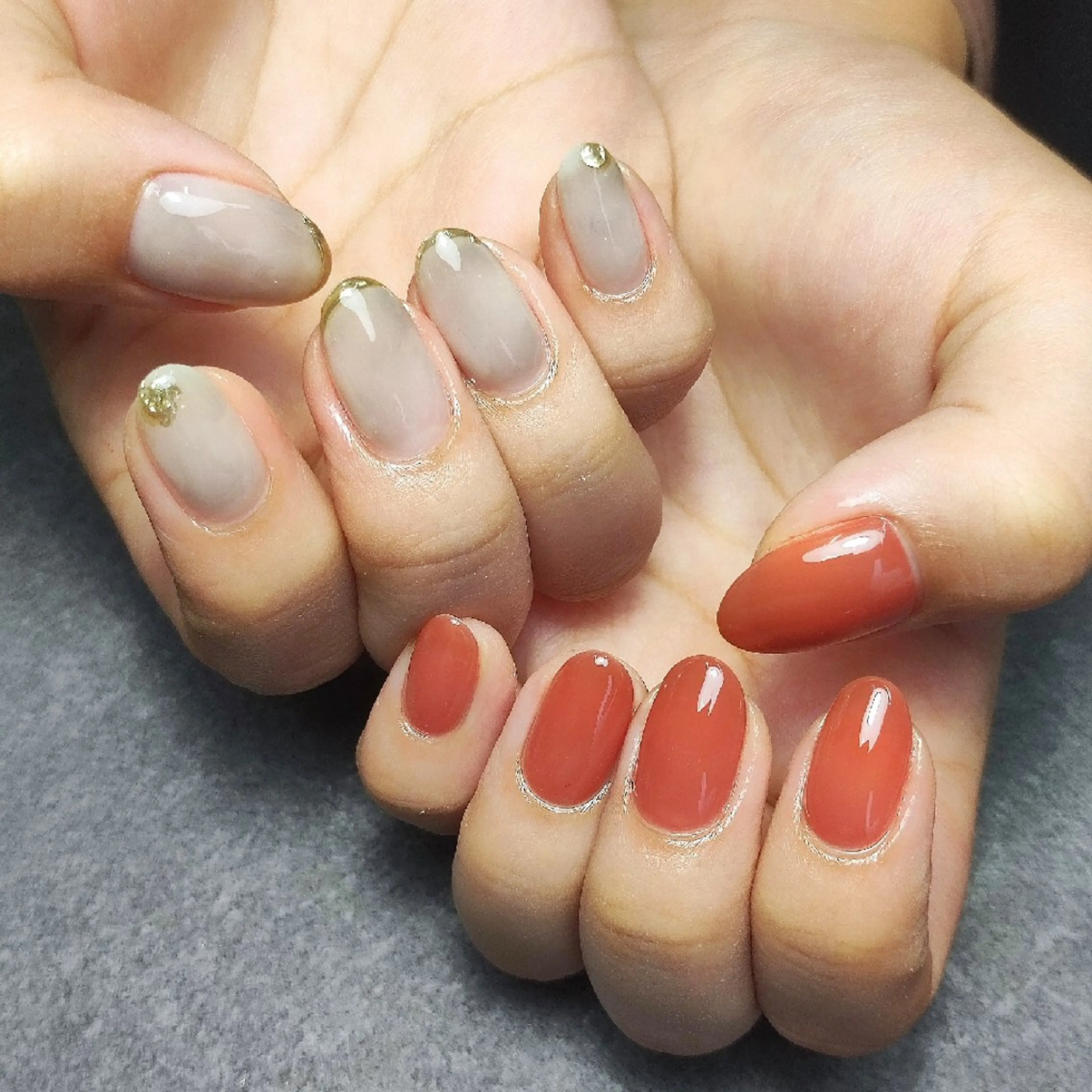 ネイル ニュアンスネイル 個人サロン saltnailのネイルデザイン