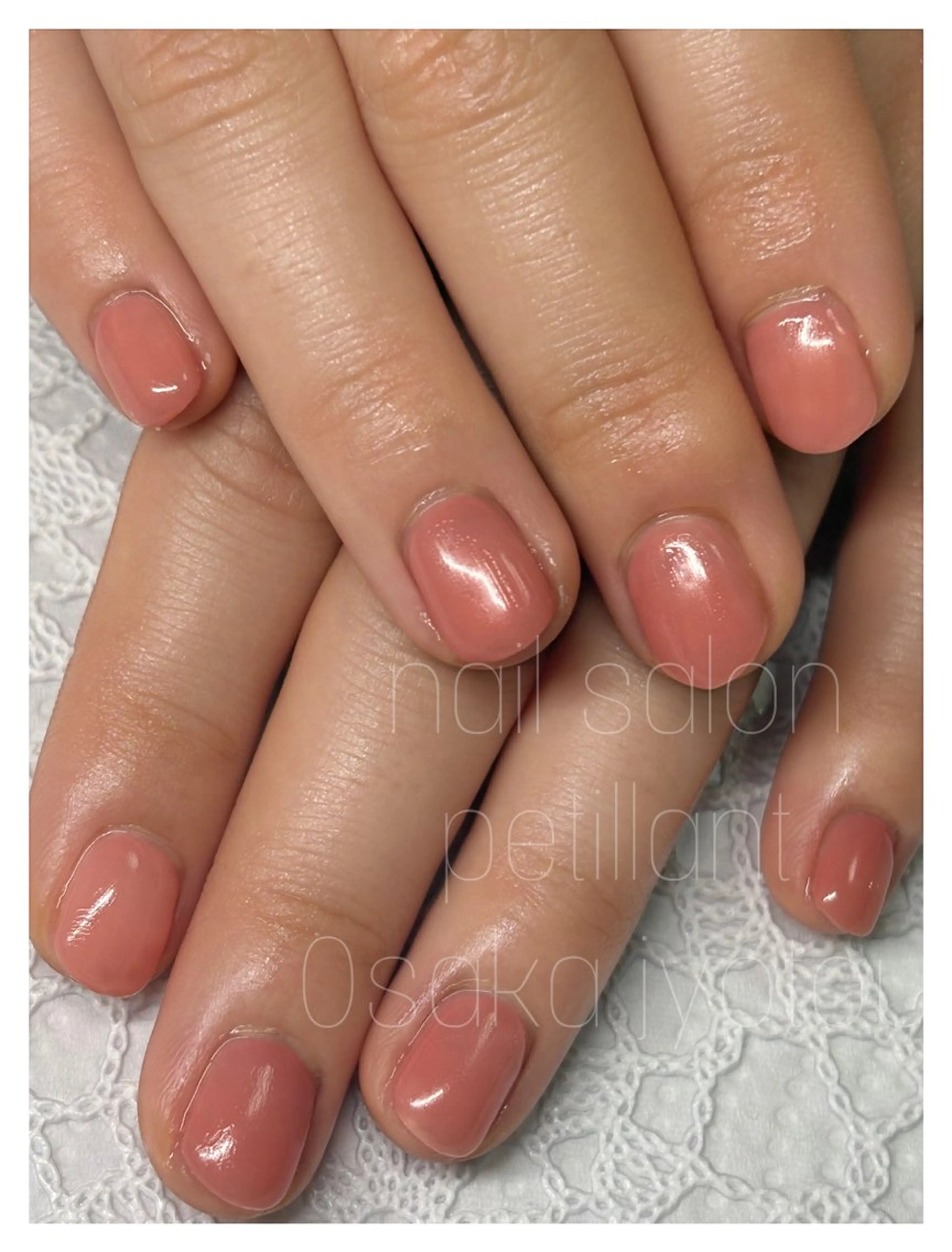 ネイル ピンク 春ネイル nail salon petillantのネイルデザイン