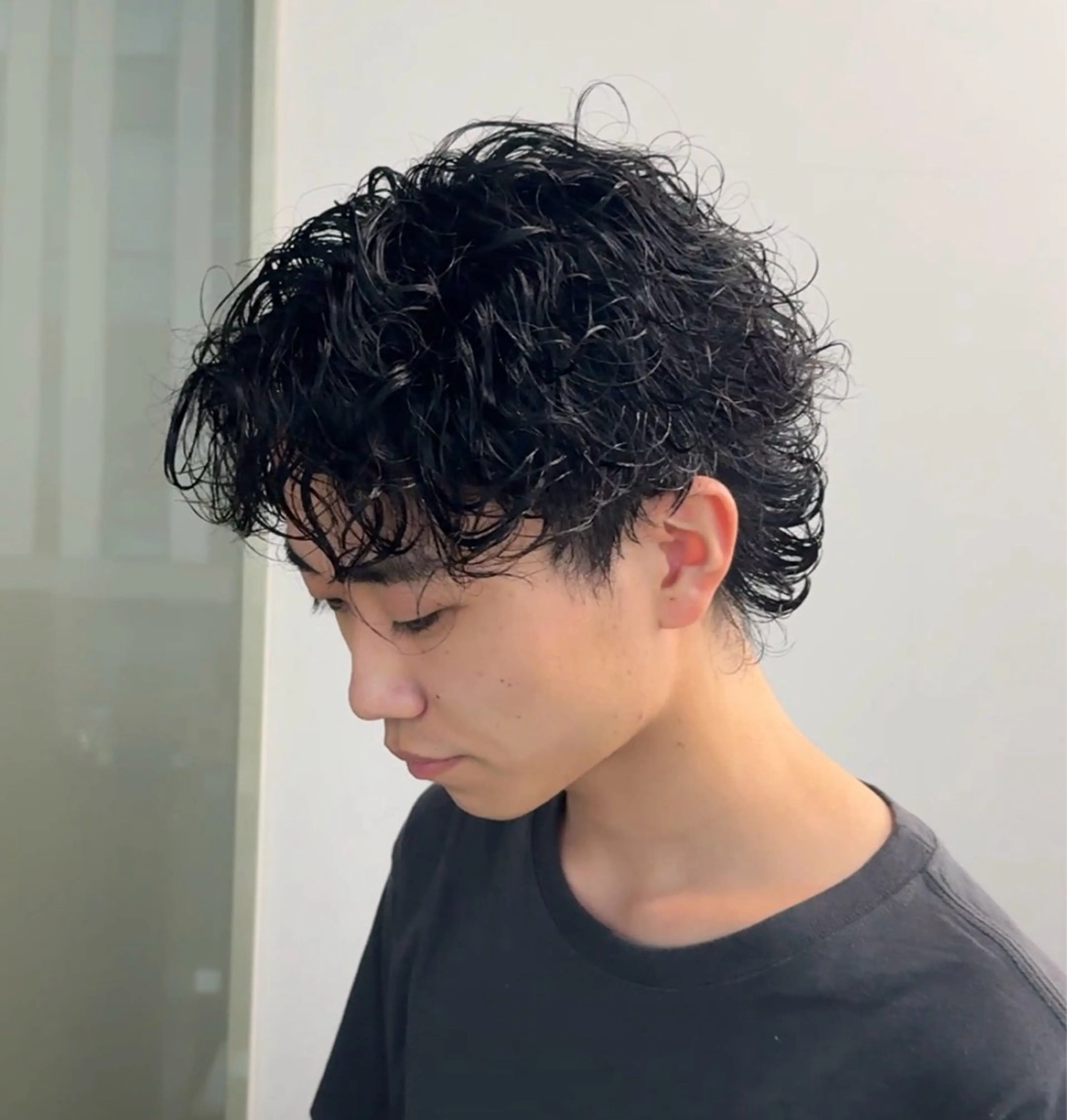 ショート パーマ メンズ カット パーマ 博多メンズパーマ特化 ベップハルキのヘアスタイル