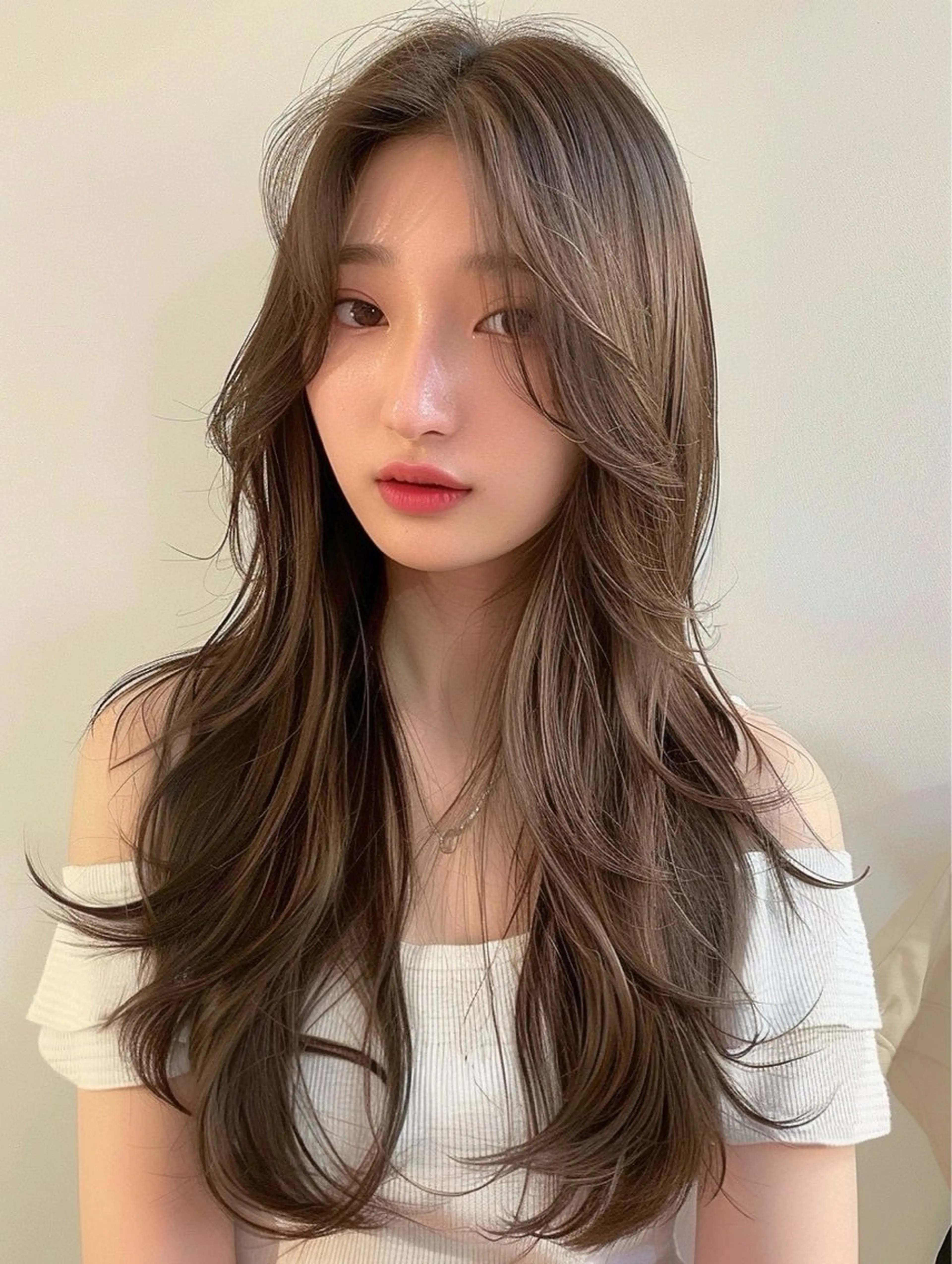 ロング カラー カット ヘアカラー トリートメント You/透明感カラー レイヤーカット/ボブのヘアスタイル