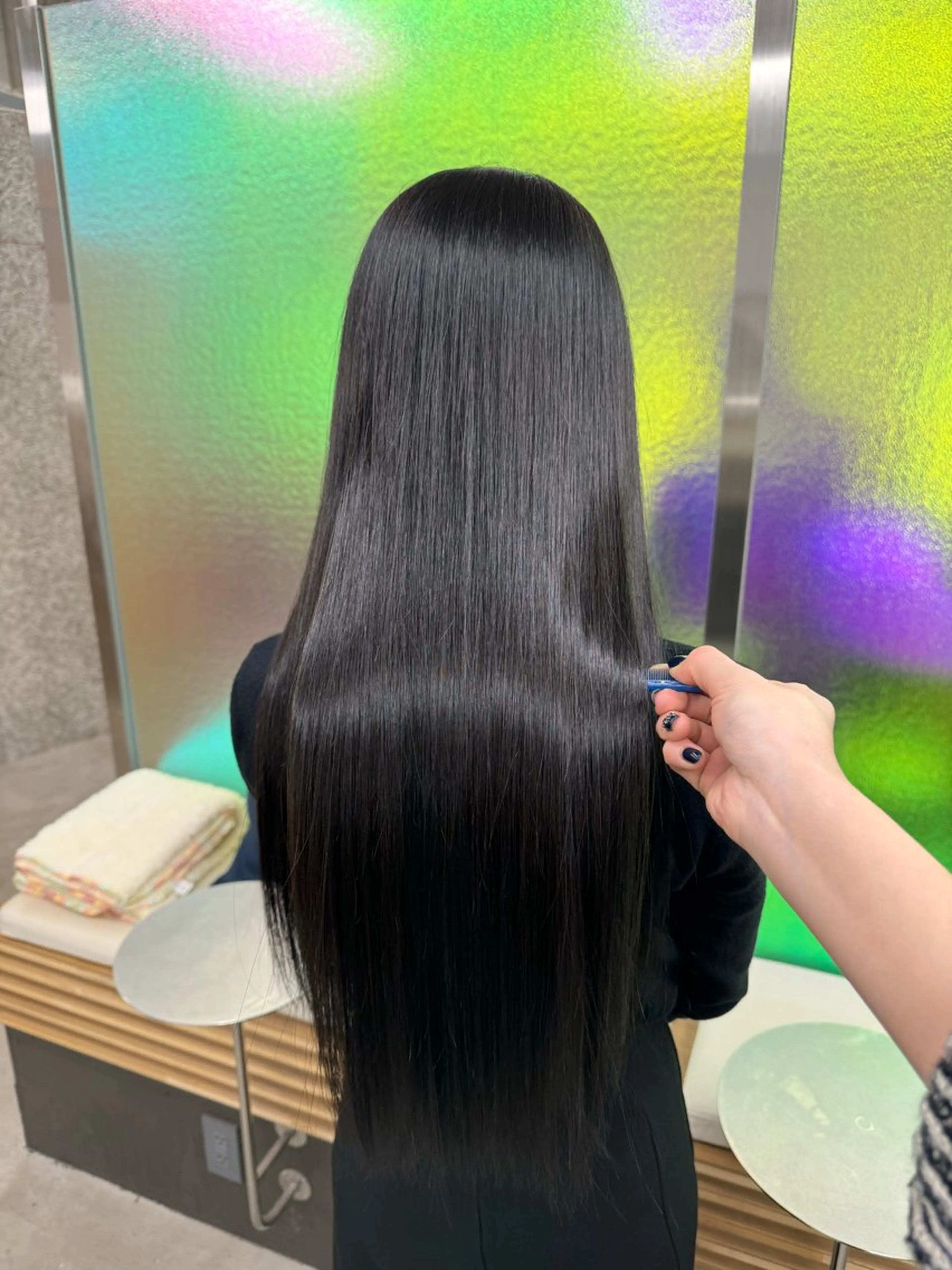 ロング カラー 髪質改善 トリートメント カット ヘアカラー トリートメント 髪質改善×艶髪 🤍amane🤍のヘアスタイル