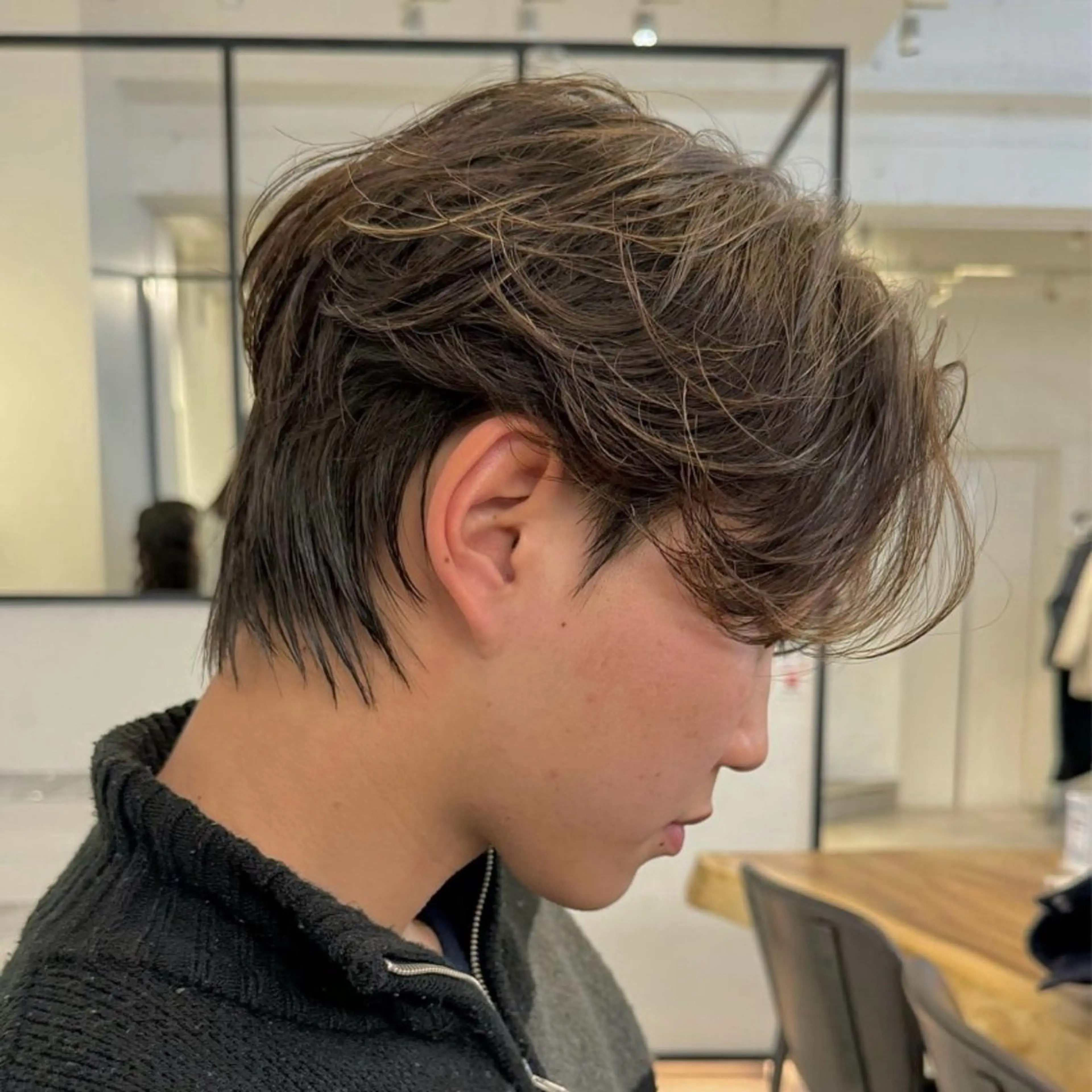 ショート カラー メンズ カット ヘアカラー ハイトーン/パーマ/ メンズ / 櫻本🌐のヘアスタイル