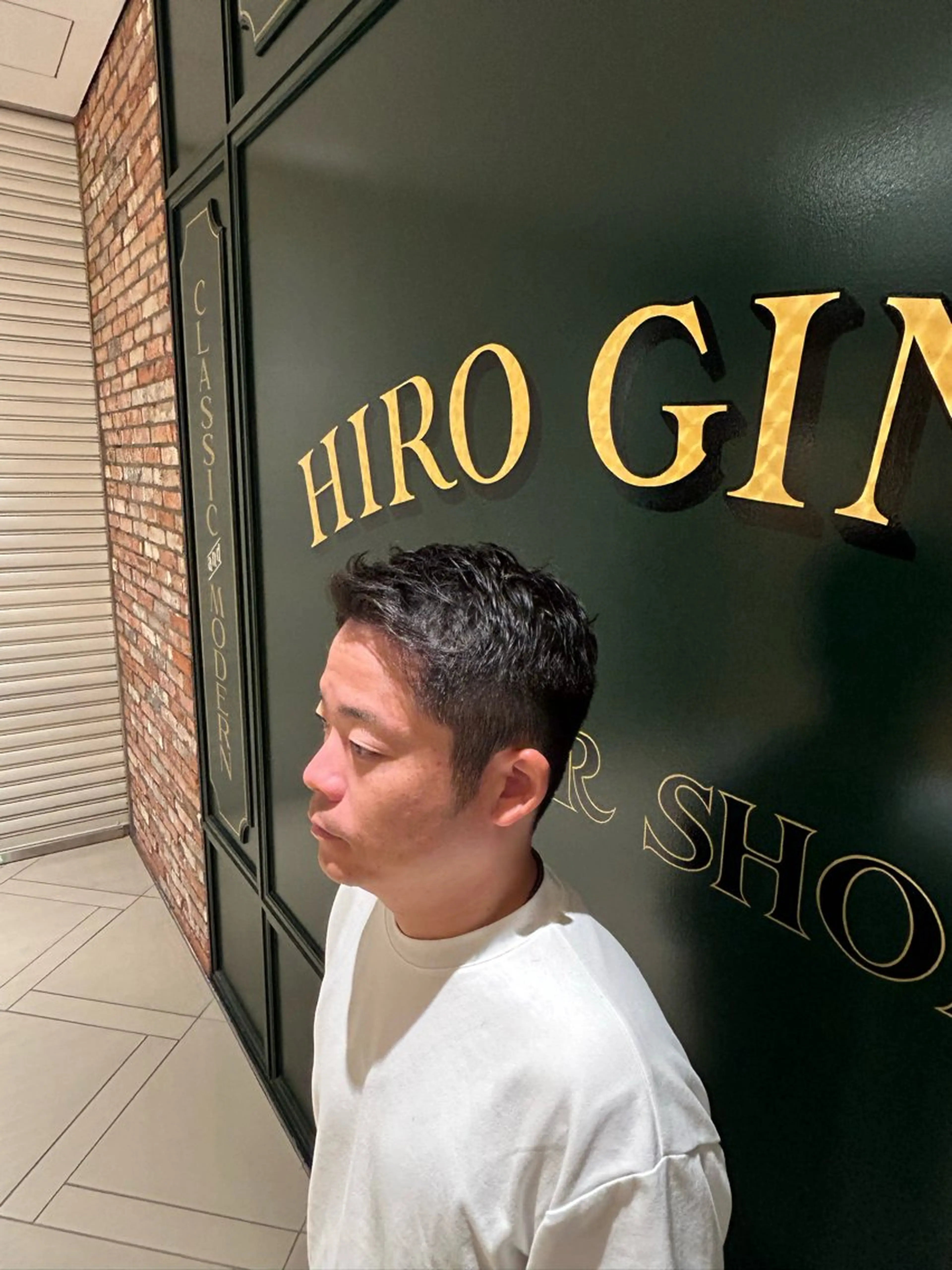 ショート HIRO GINZA BARBER SHOP 名古屋本店【ヒロギンザ バーバーショップ】所属・ヒロ銀座牛山 友晴のヘアスタイル