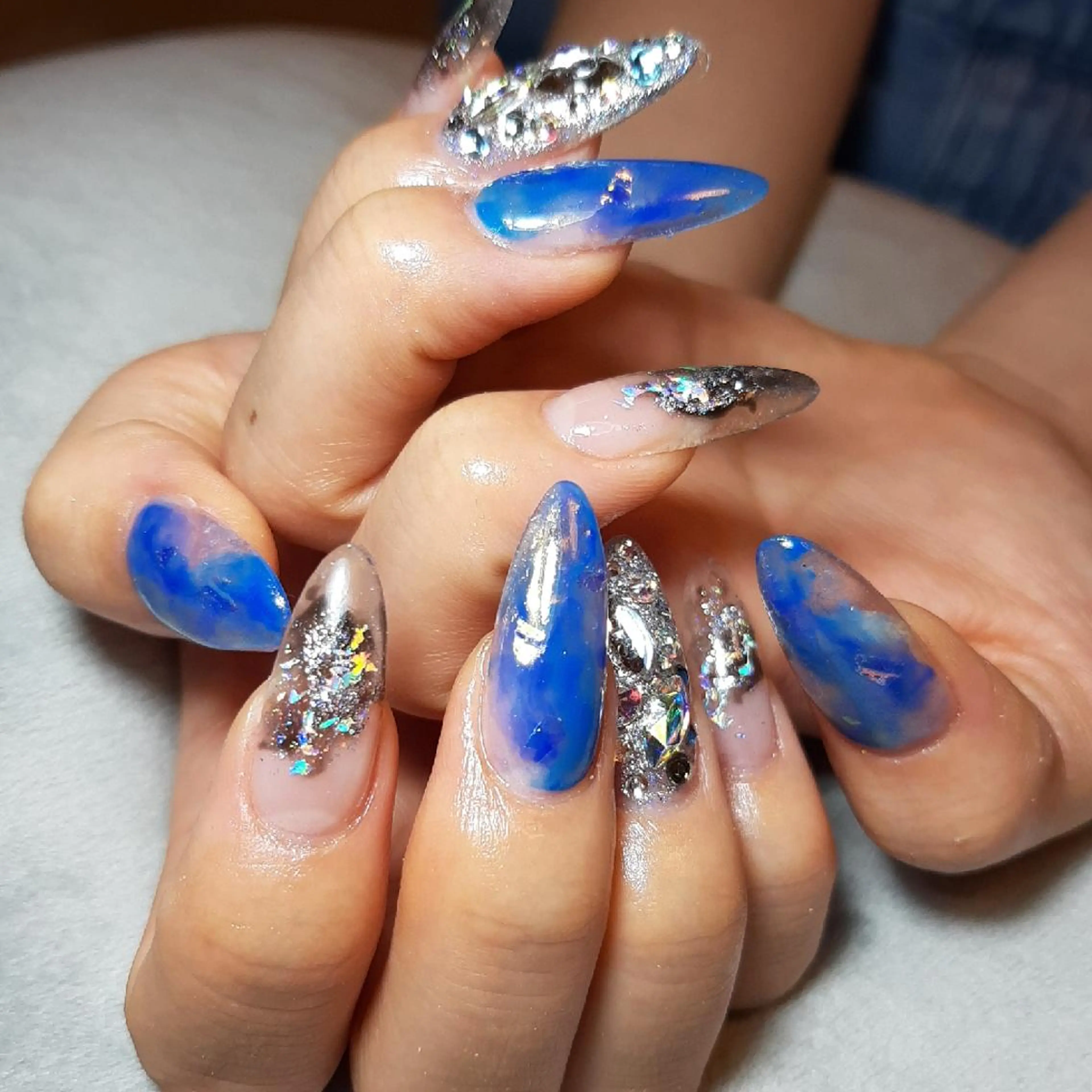 《オフあり》スカルプチュアネイル アートやり放題の写真