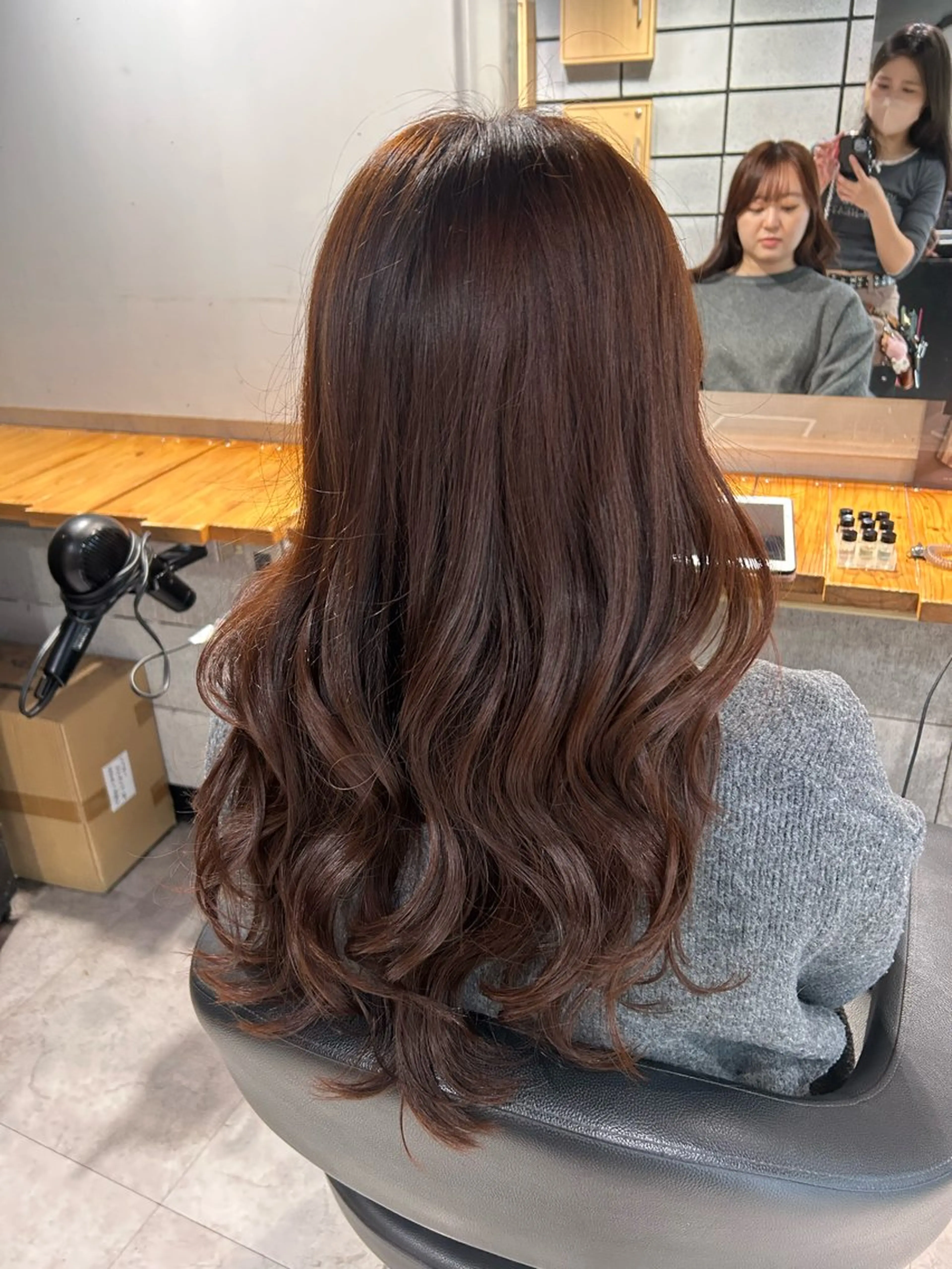 ロング ヘアカラー トリートメント ヘッドスパ レイヤーStyle 🩵菜々実のヘアスタイル