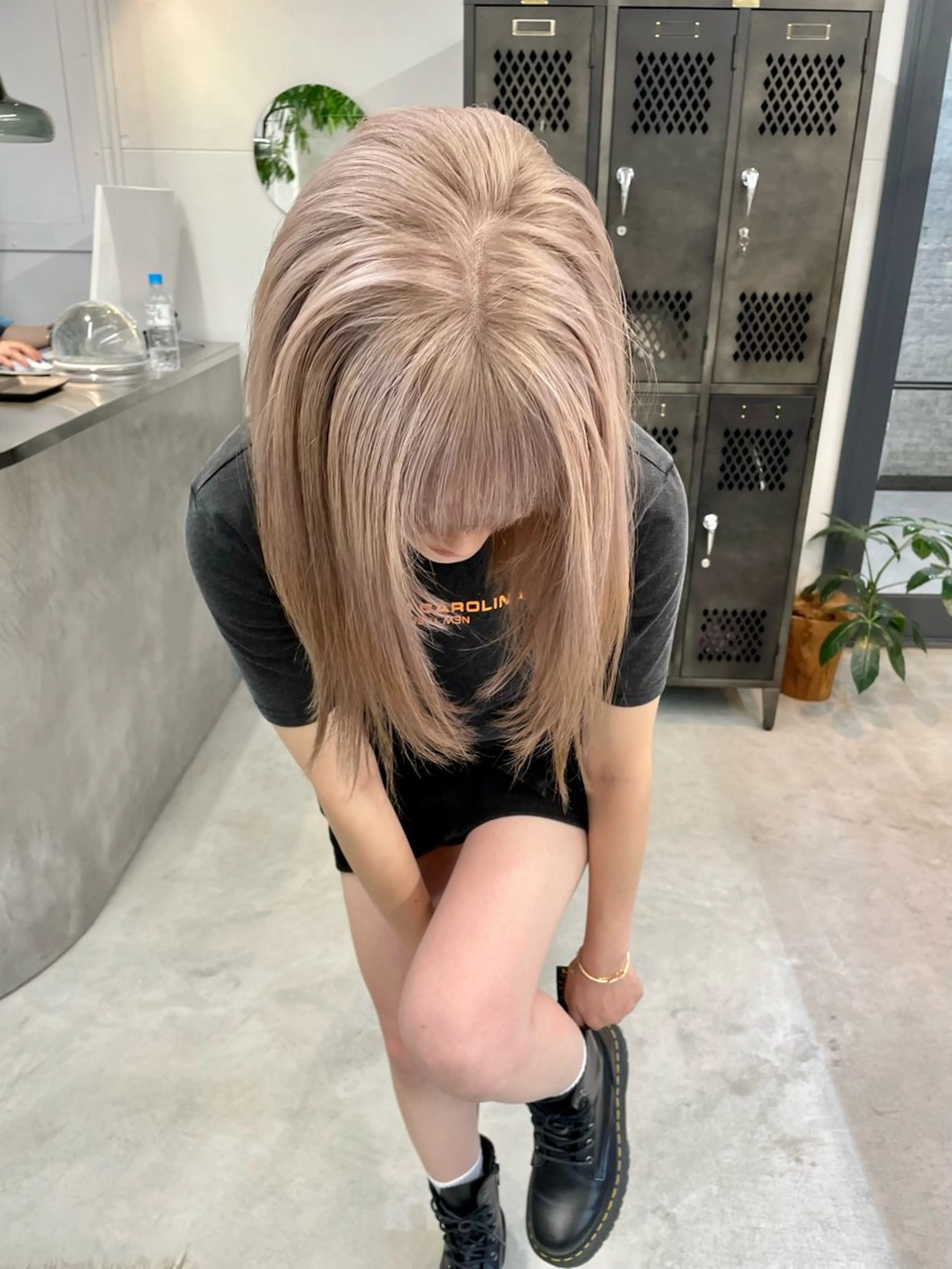 ㊙️人気No.1㊙️ダメージ最小限❤︎ケアダブルカラー➕Aujua SP&TR　本町メンズOK 【ミニモ限定】の写真