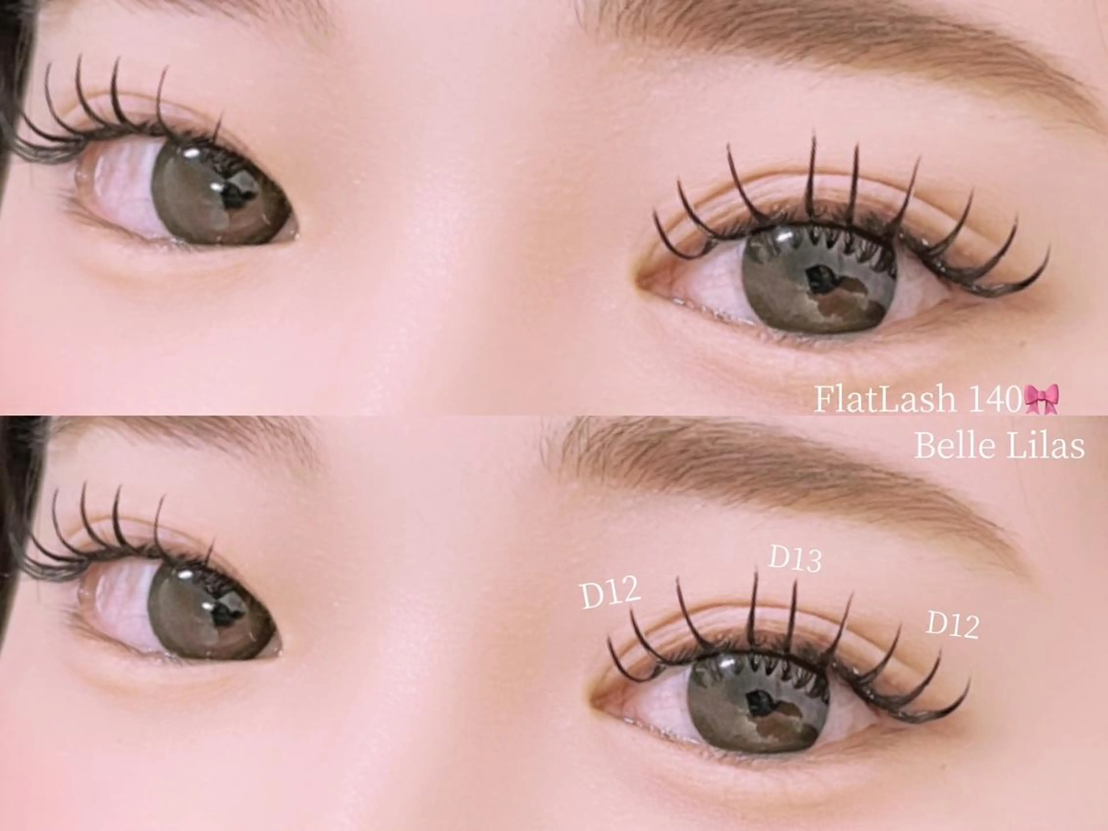 【オフなし】LEDフラットラッシュマツエク140本🎀コーティング付き✨¥5000の写真