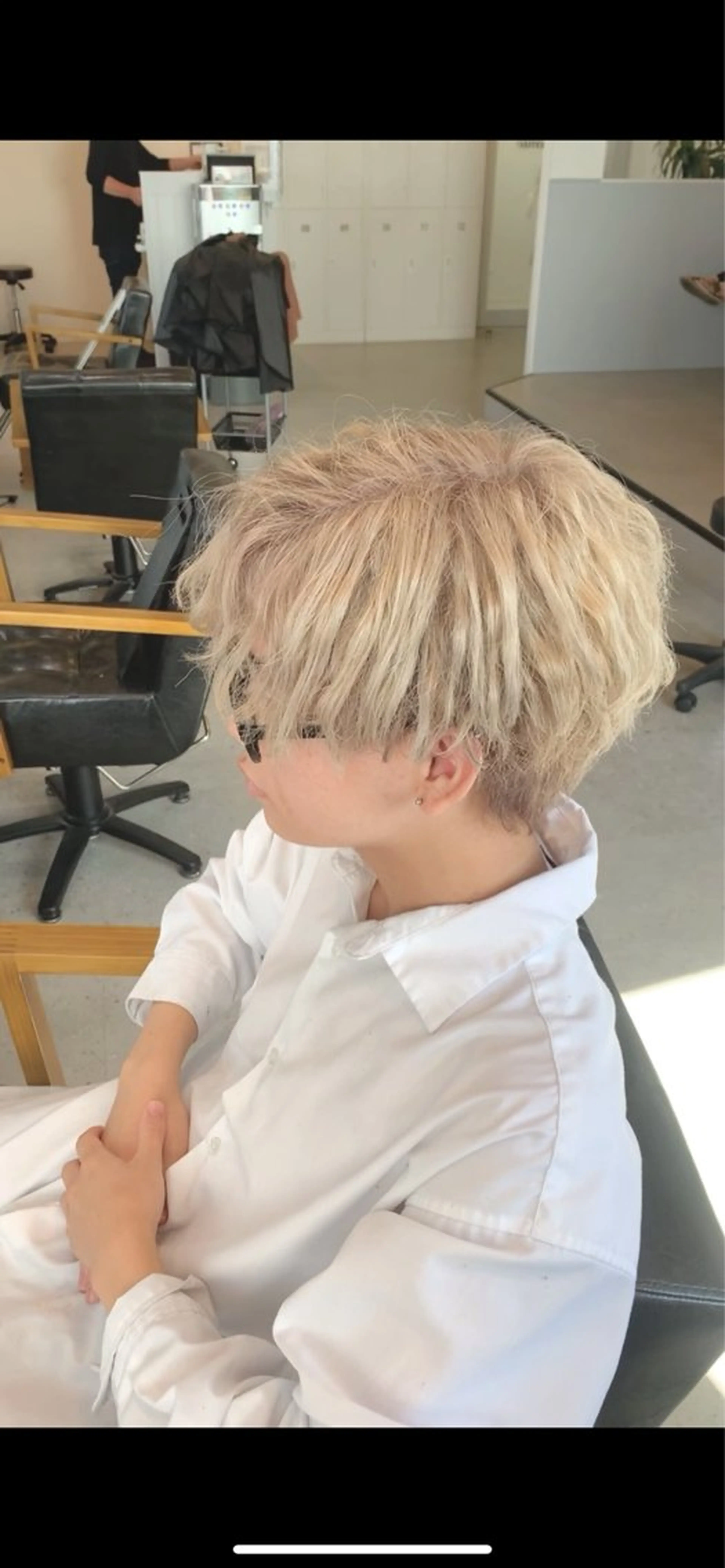 カラー Agu peachのヘアスタイル