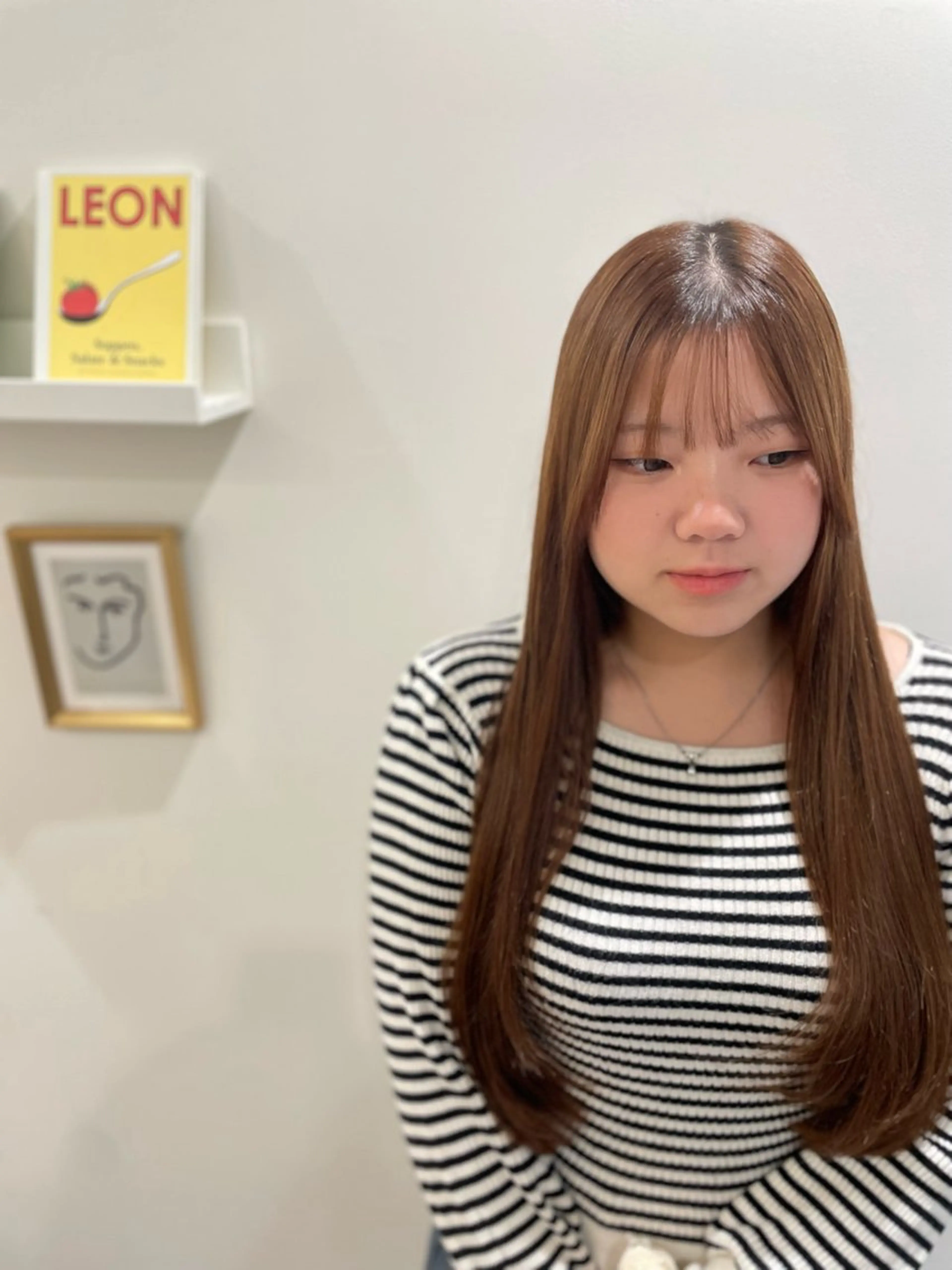ロング 京谷 日向のヘアスタイル