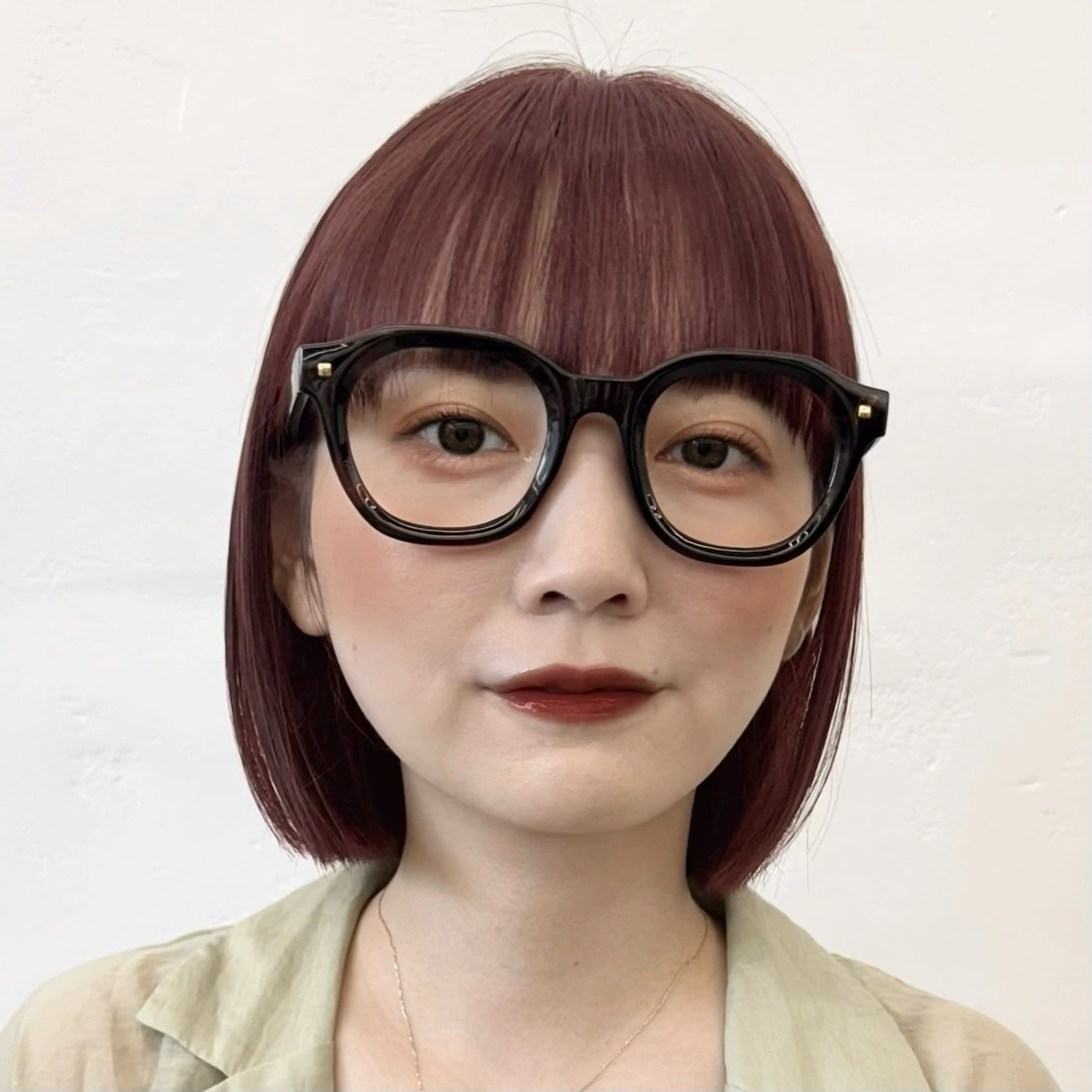 💖伸ばし中の方おすすめ💖【盛れる前髪カット✂️+艶ワンカラー】+選べるトリートメント🧴の写真