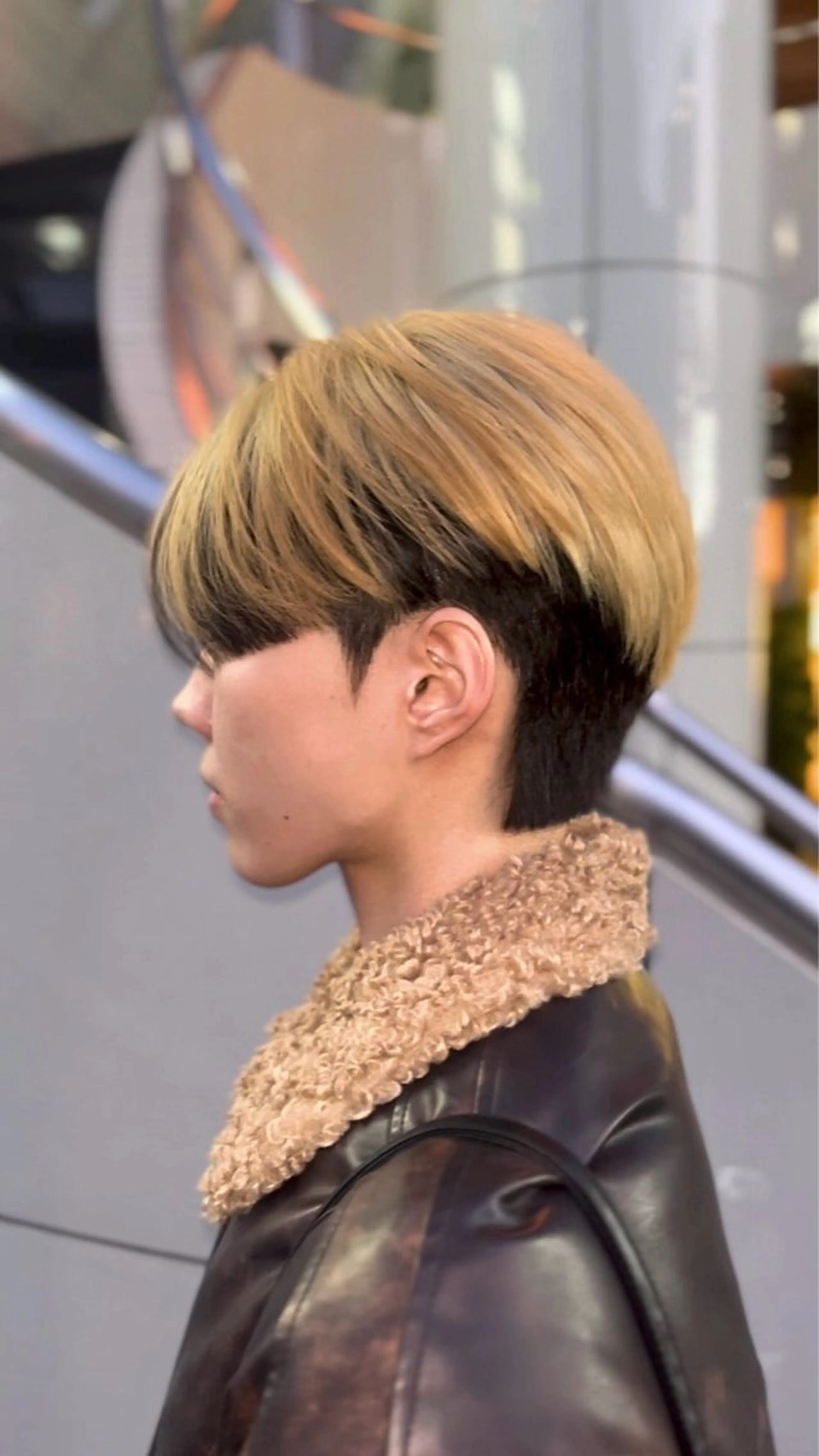 メンズ 韓国レイヤー ☁️🫧森ハリス誠一のヘアスタイル