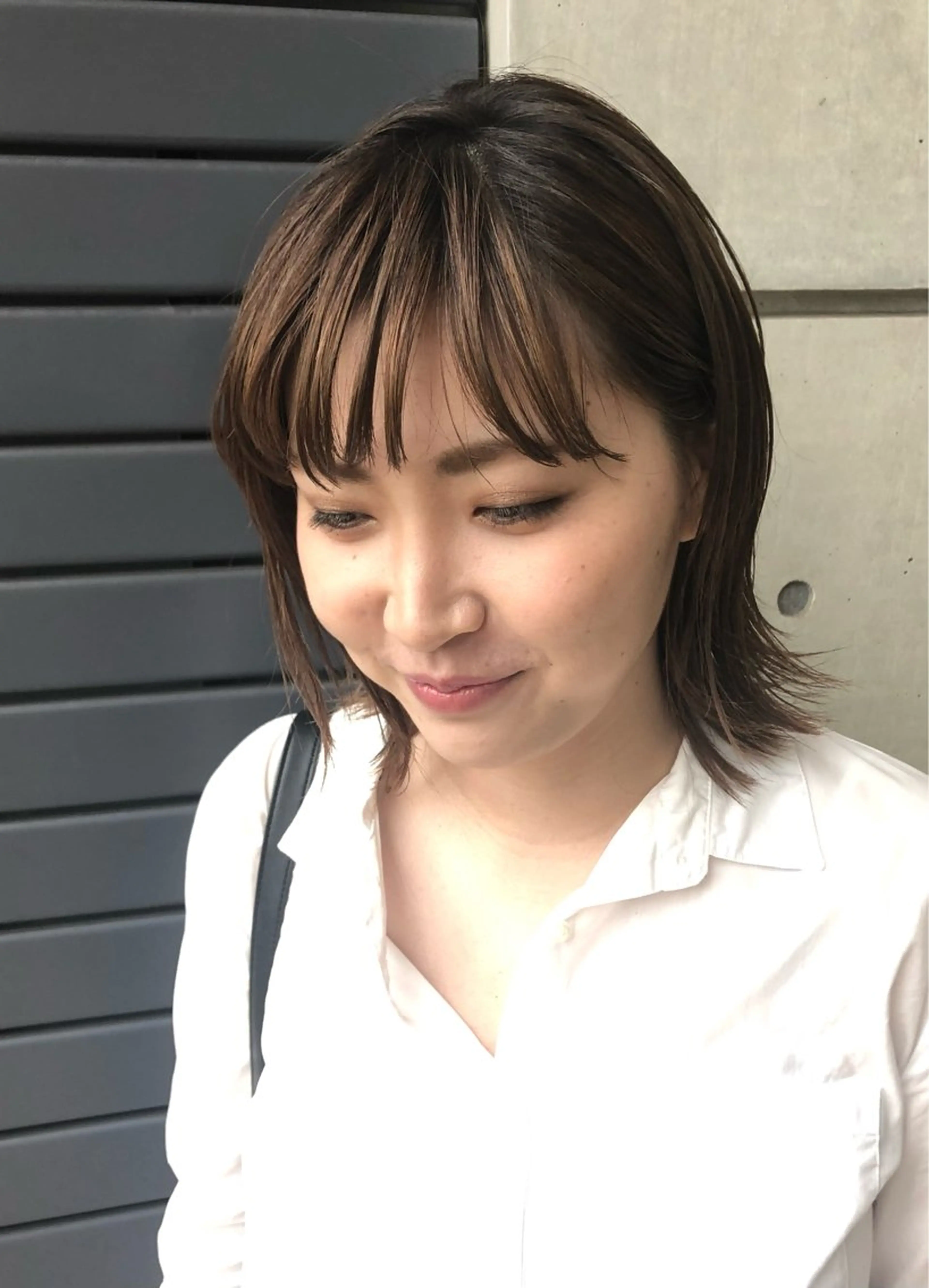 ミディアム カラー IKU ミニボブ名古屋のヘアスタイル