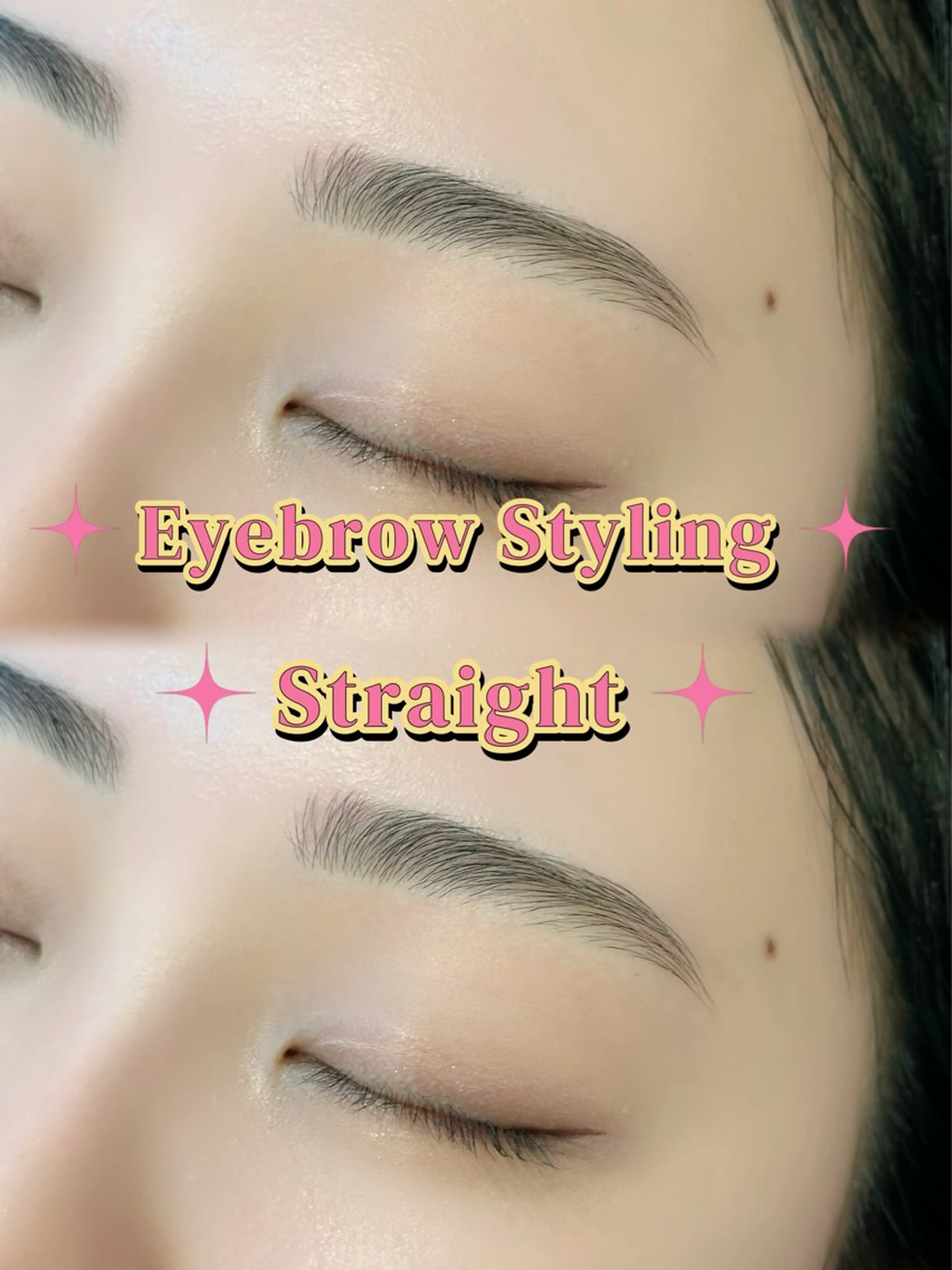 アイブロウ 眉毛ワックス脱毛 瞳に光が入るパーマ /パリエク🎀キラのマツエク・マツパデザイン