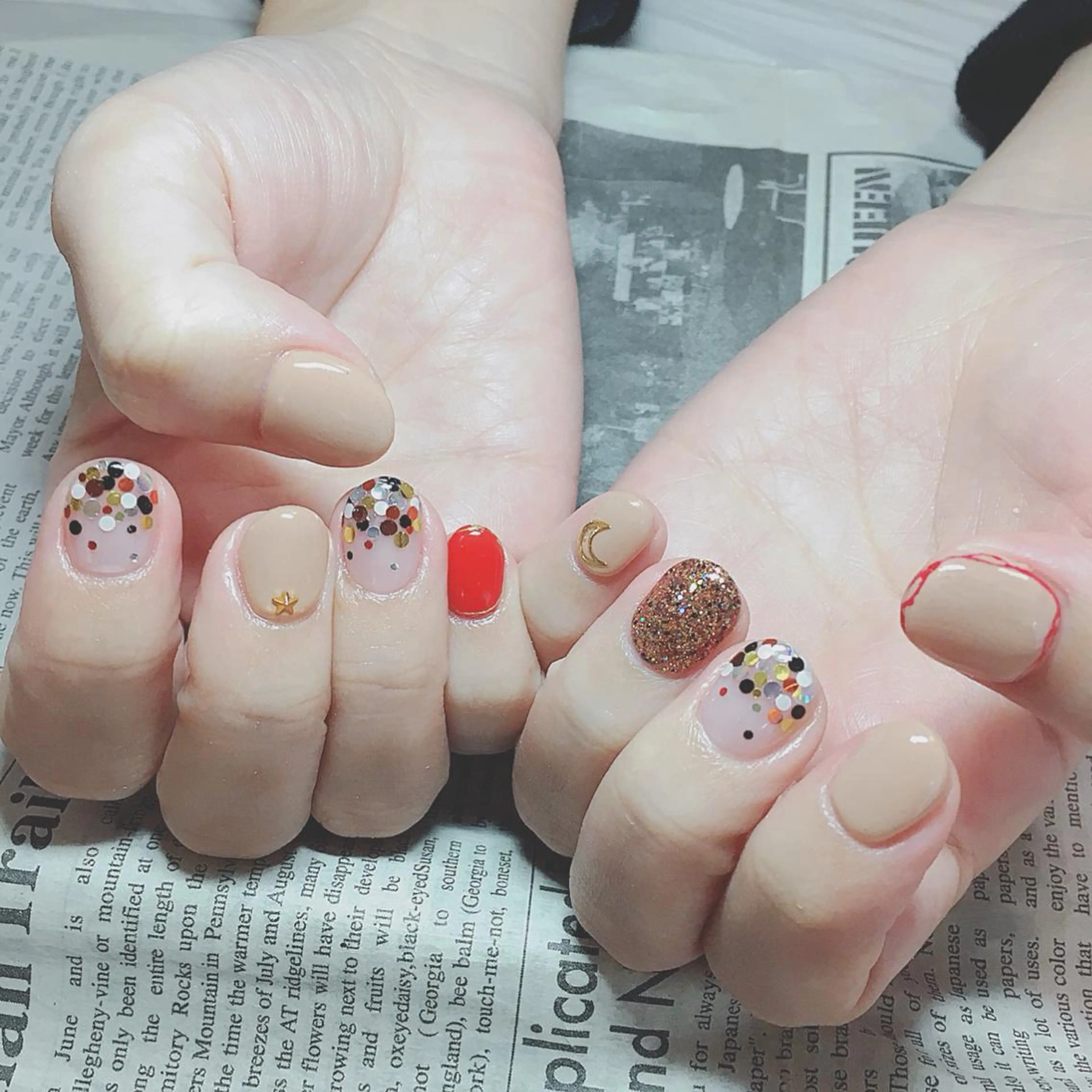 ネイル ハンドネイル ハンドケア 森山 舞のネイルデザイン