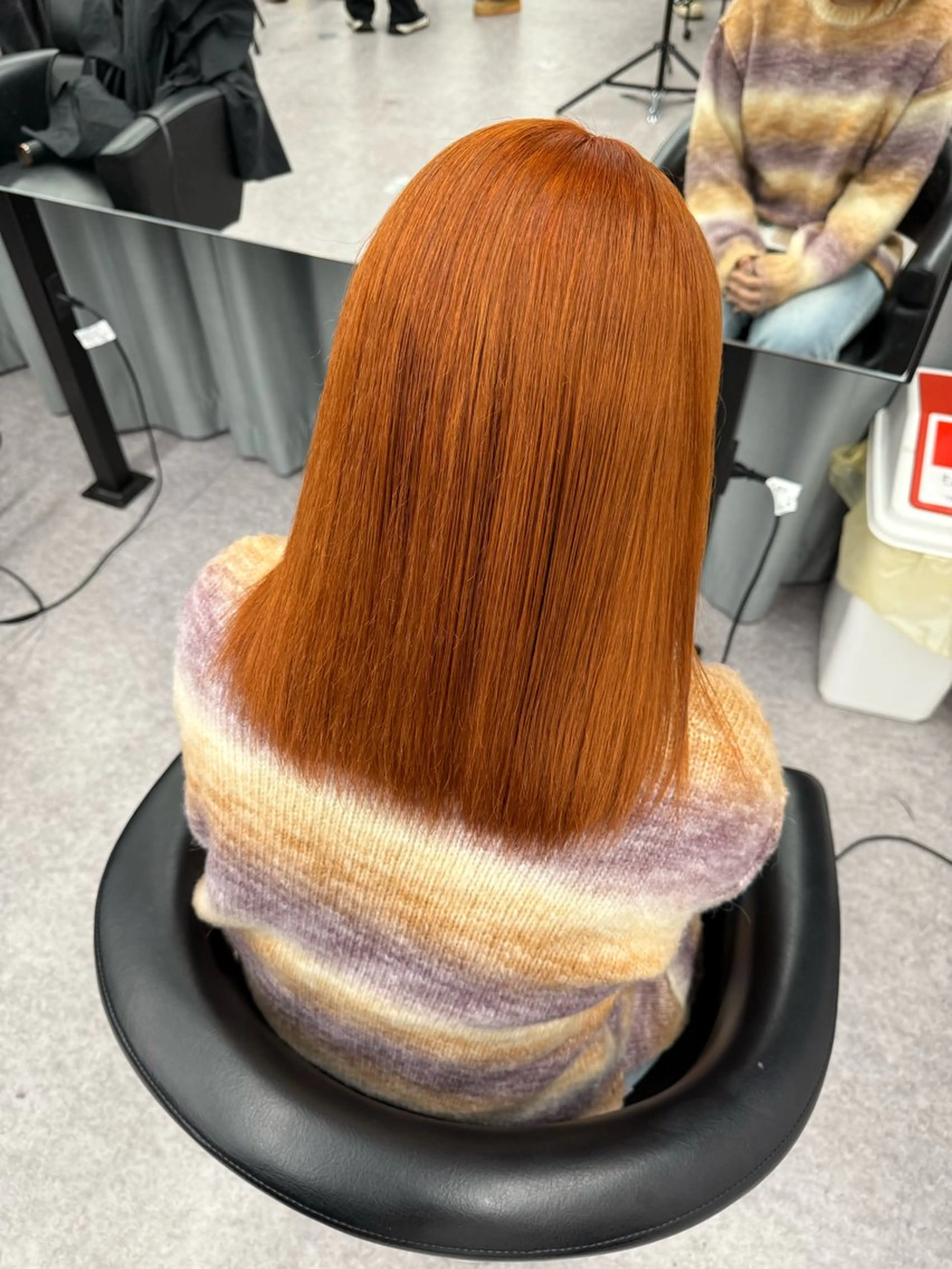 ミディアム ボブ ハイライト 髪質改善 Lond  robin所属・夏目唯衣/透明感 /艶カラーのヘアスタイル