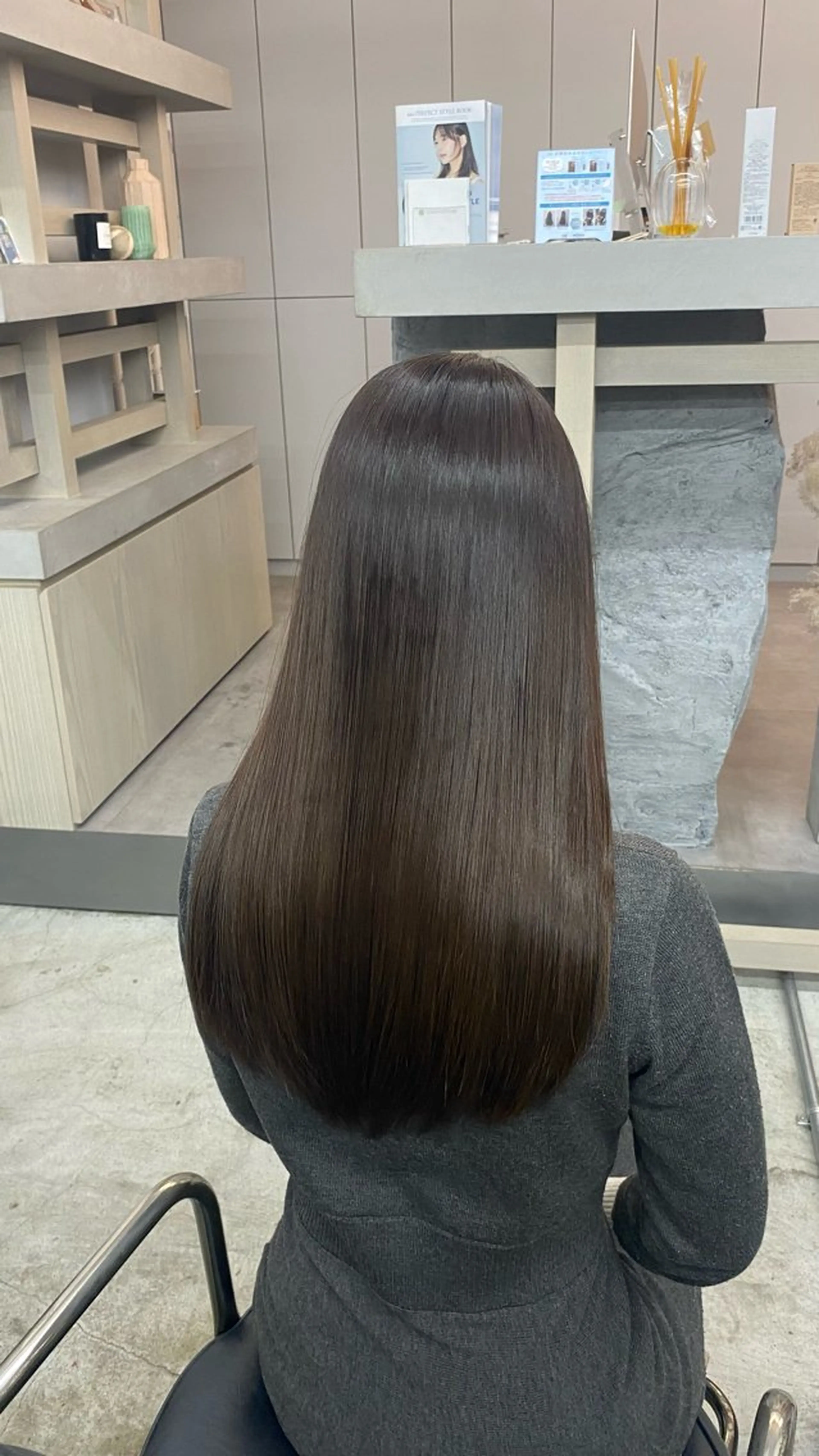 セミロング ヘアカラー トリートメント marina 🧸ིྀのヘアスタイル