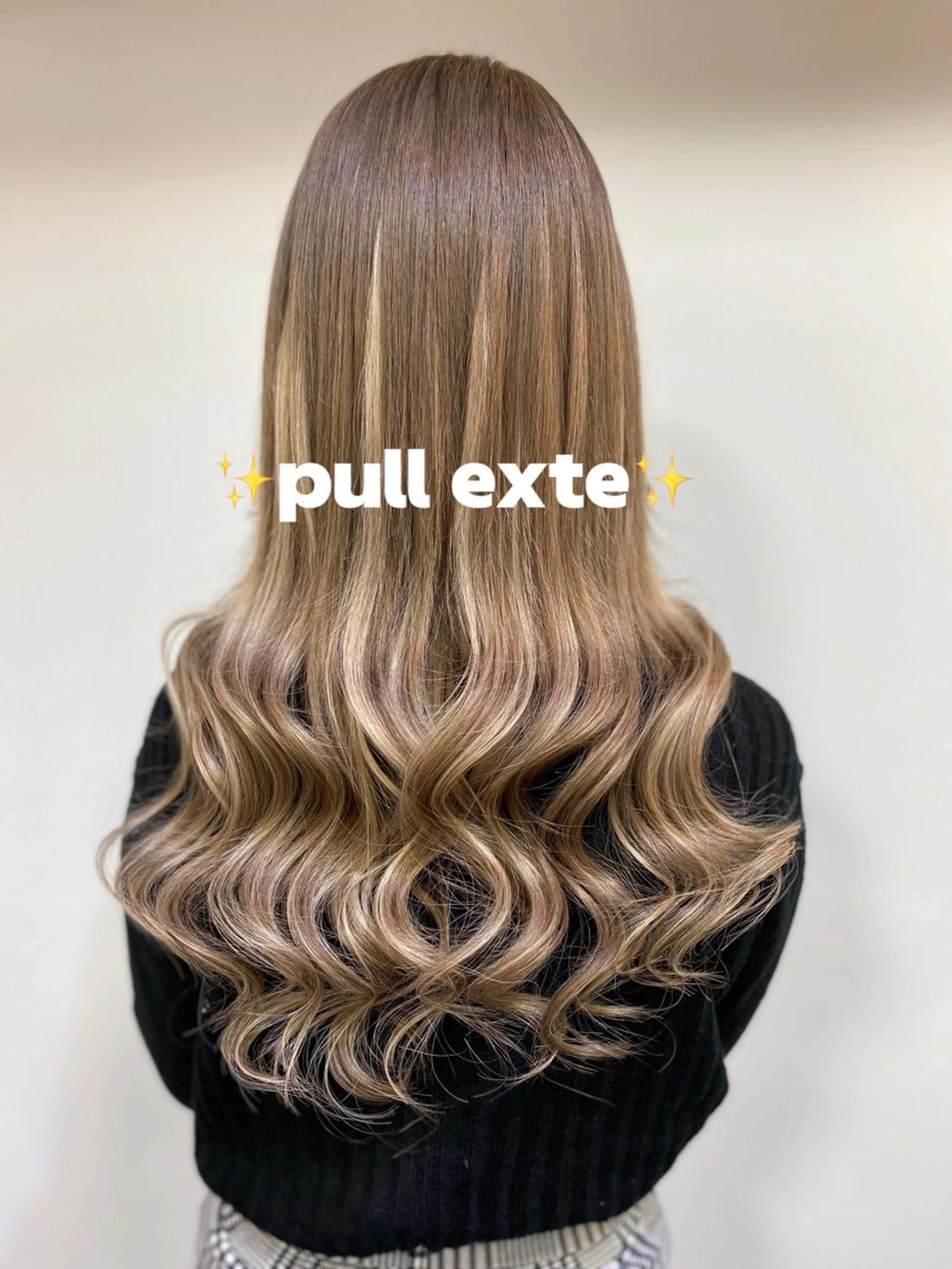 ロング プルエクステ エクステ エクステ SA YAKAのヘアスタイル