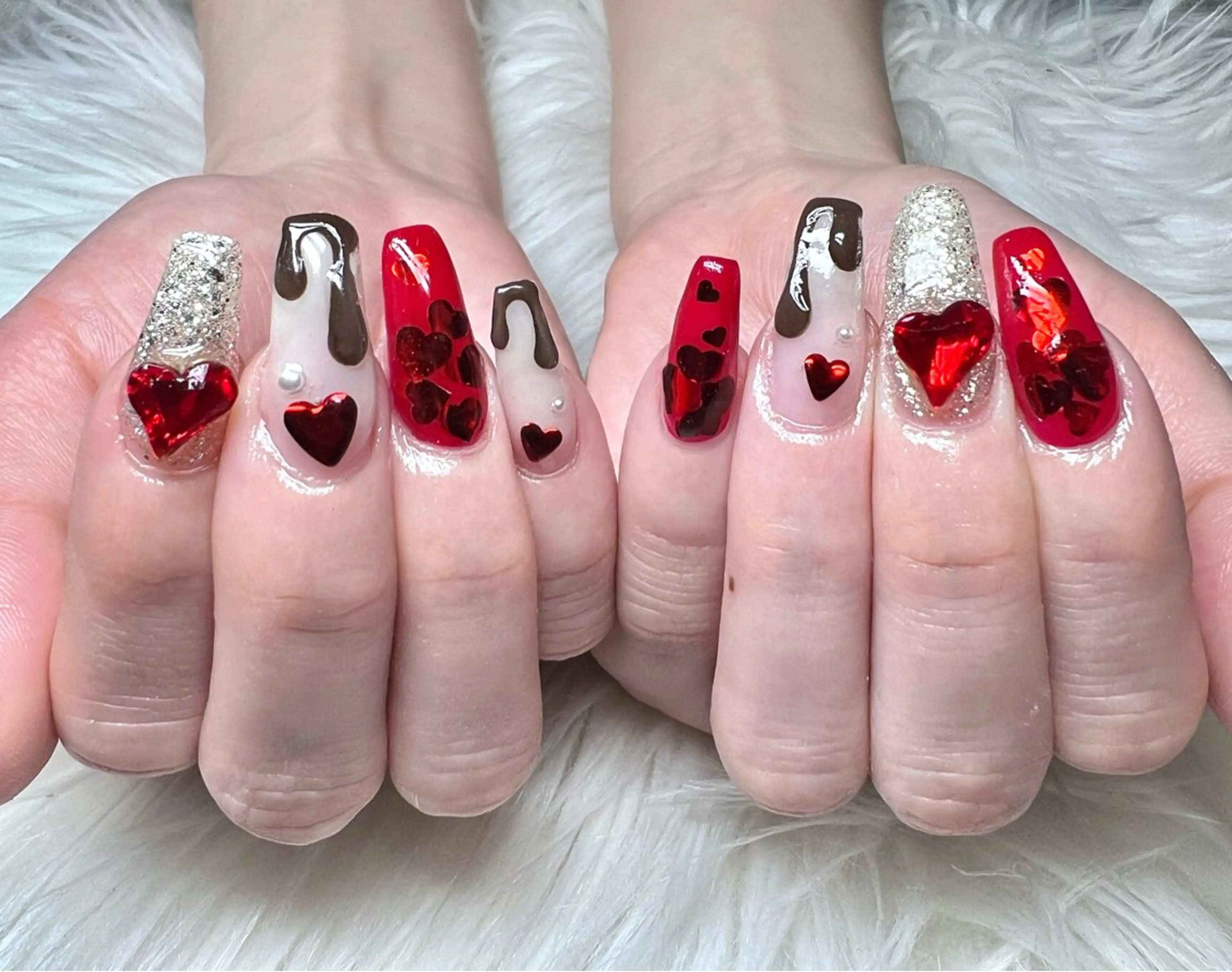 ネイル Miimo💅🏻 ほのか‪ ·͜·♡‬のネイルデザイン